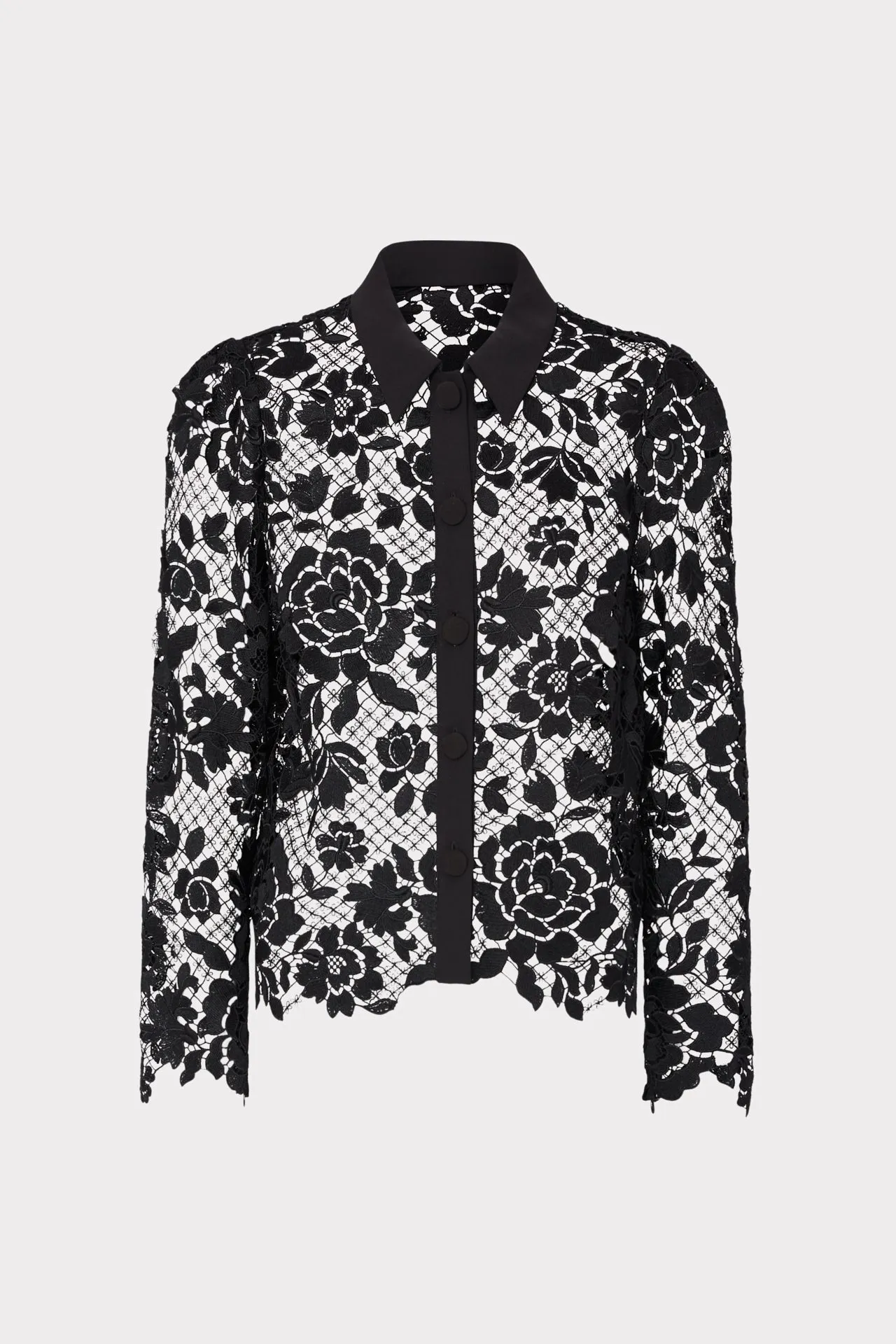 Relaxed Look SeamlessSidePanels June Rose Mosaic Blouse