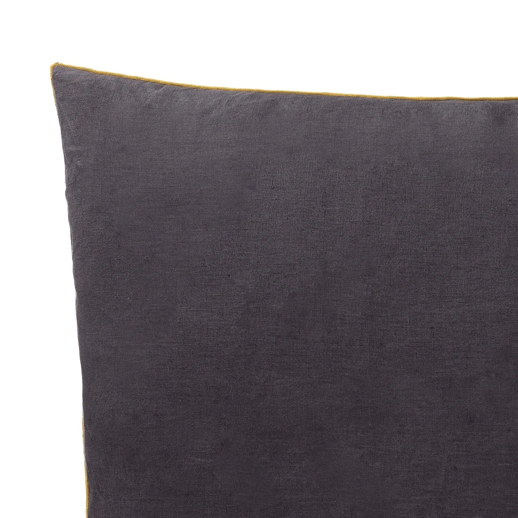 Alvalade Cushion Cover [Dark grey/Bright mustard]