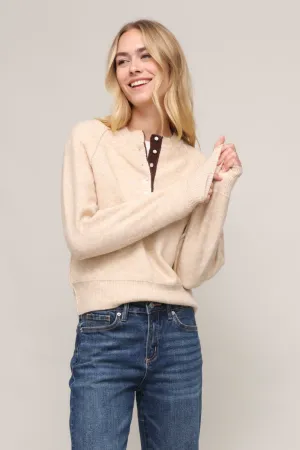 High Visibility Trim Alyson Contrast Henley