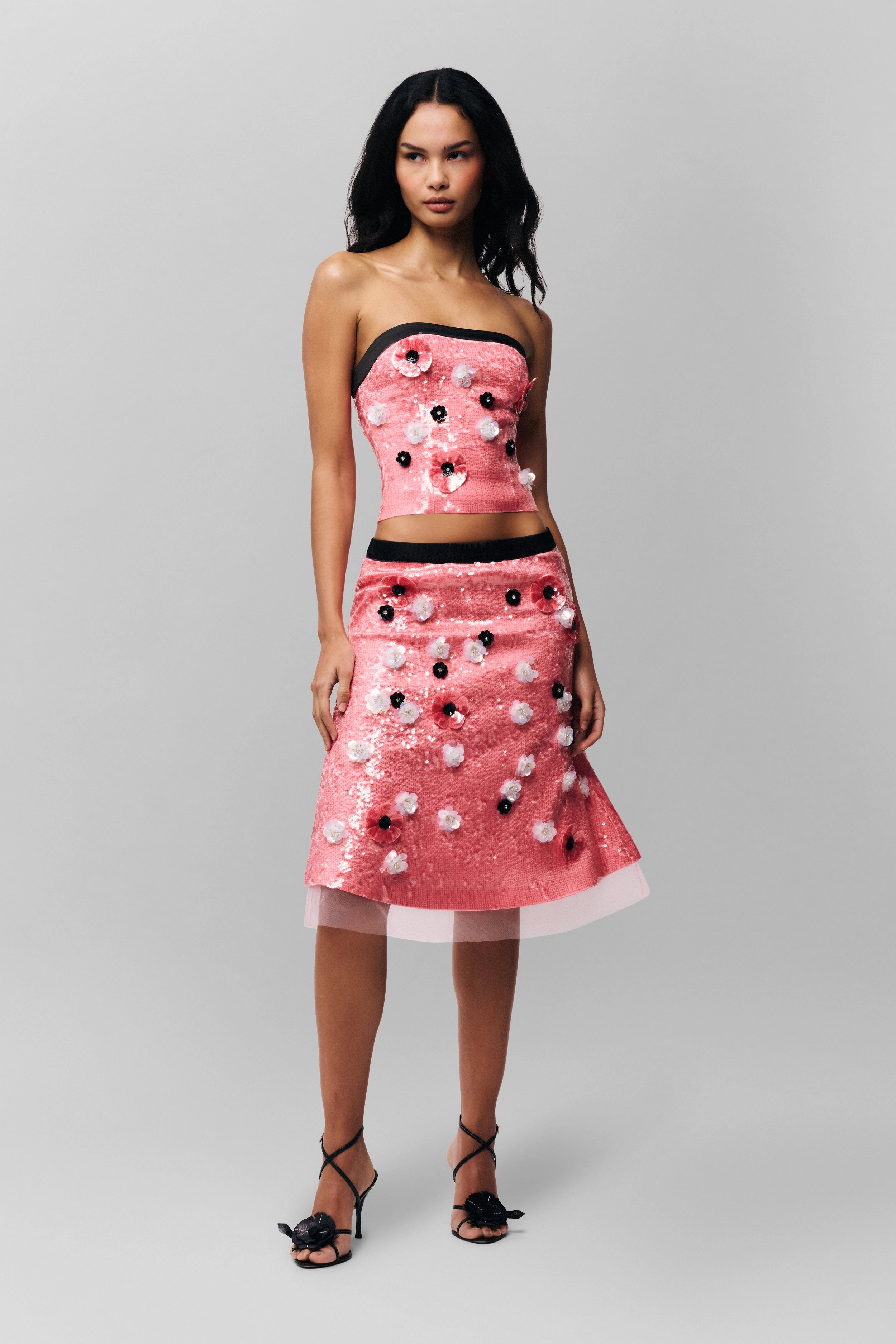 Ambroise Sequin Skirt Stylish Choice