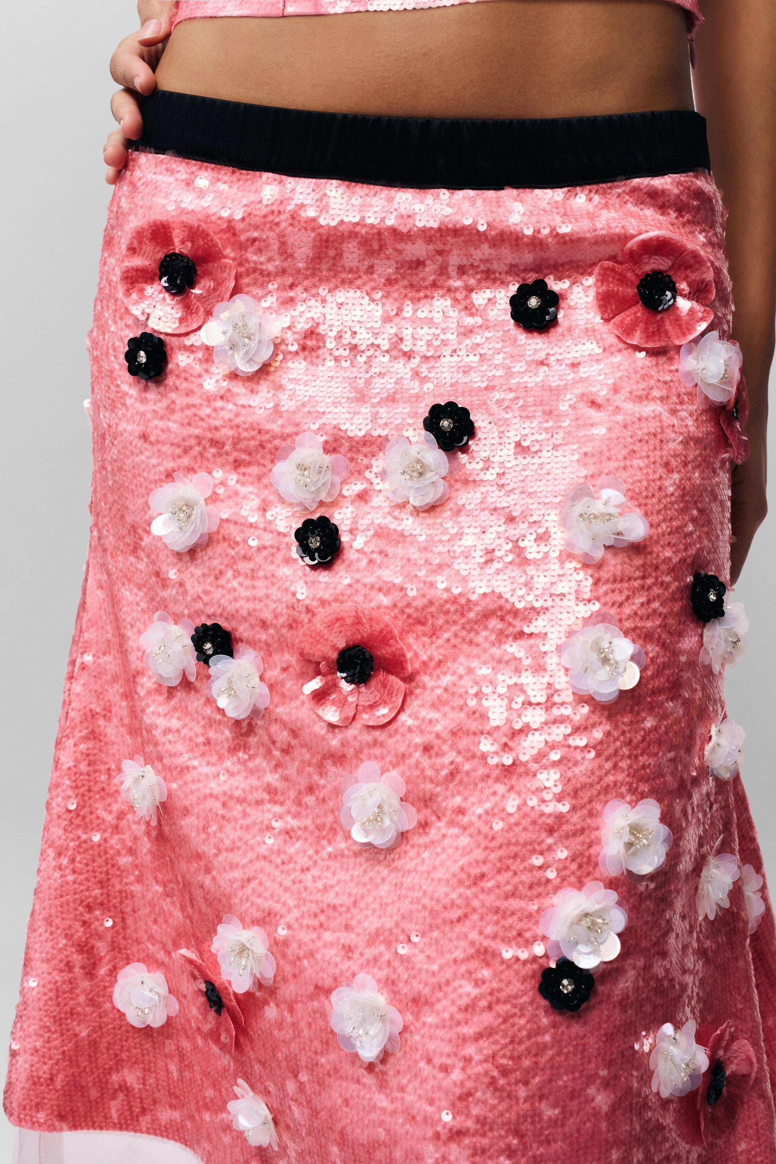 Ambroise Sequin Skirt Daily Essential