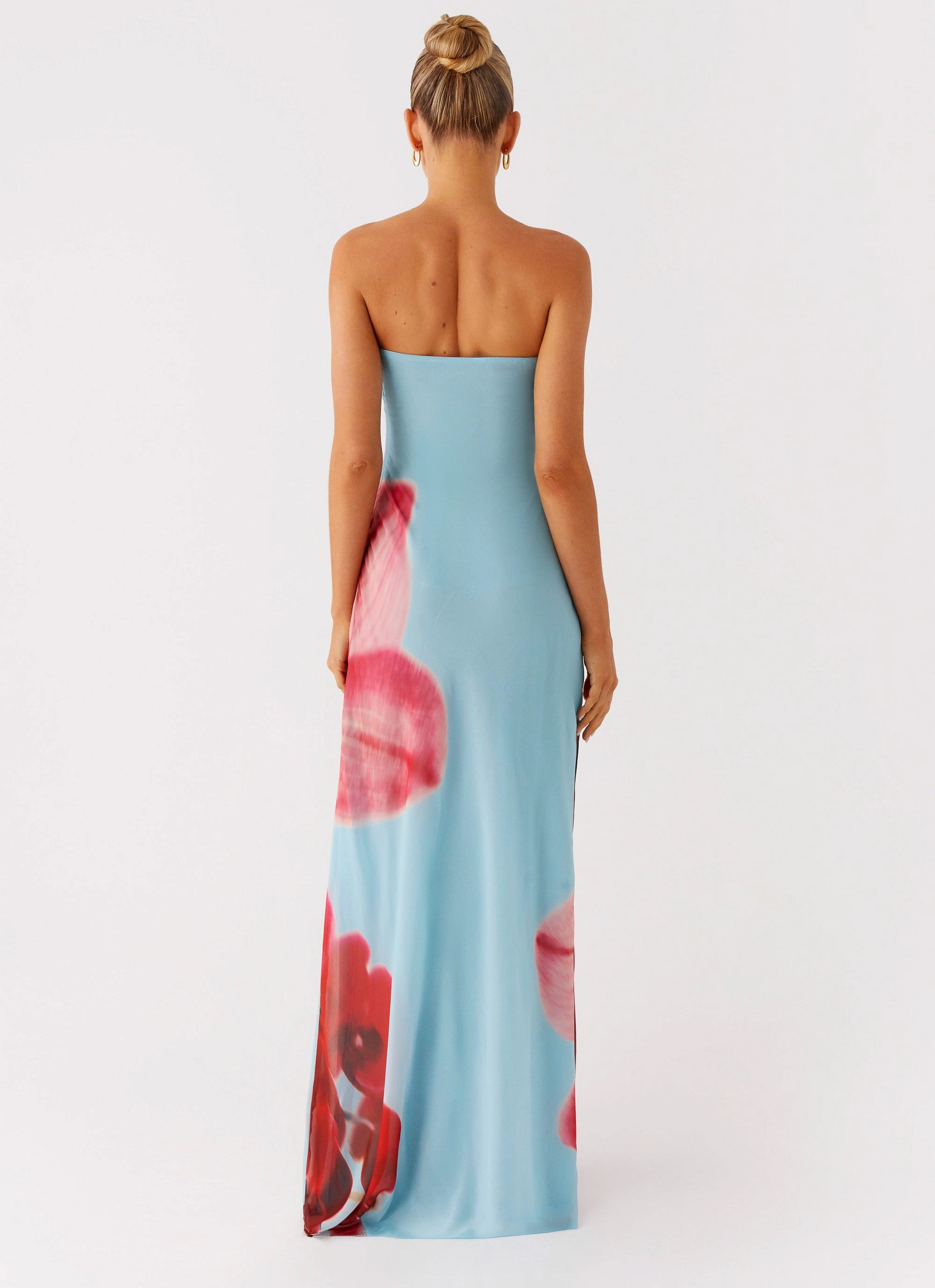 Soft Neutral Everyday Ready Amelle Maxi Dress - Turquoise Bloom
