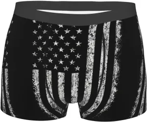 American Camouflage Boxer Briefs, Moisture Wicking & Breathable,Underwear for Men
