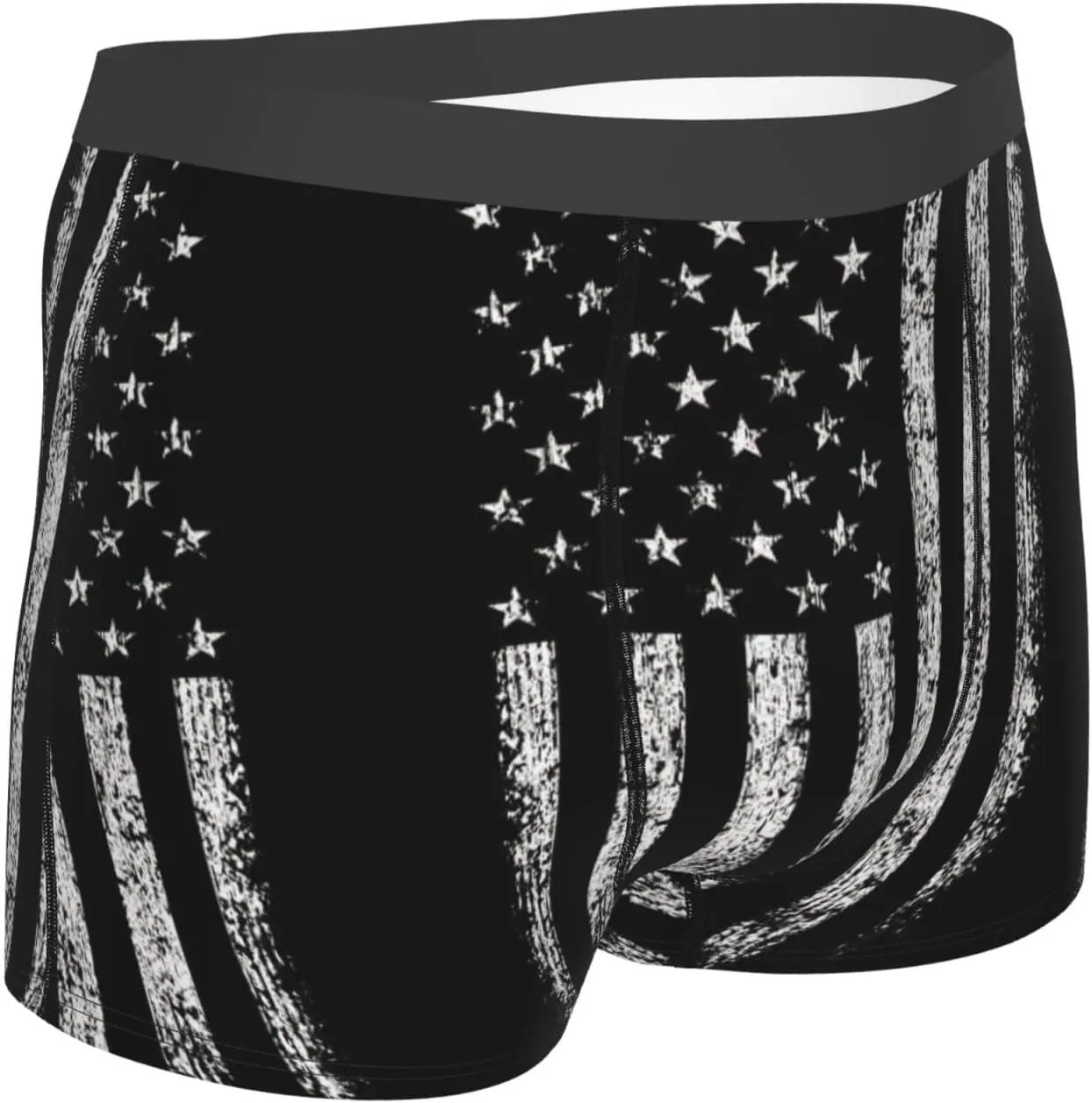 American Camouflage Boxer Briefs, Moisture Wicking & Breathable,Underwear for Men