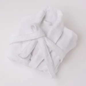 American Made 100% Cool Flow Cotton Robe - Pure White