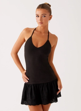 Amsterdam Mini Dress - Black Soft Aesthetic