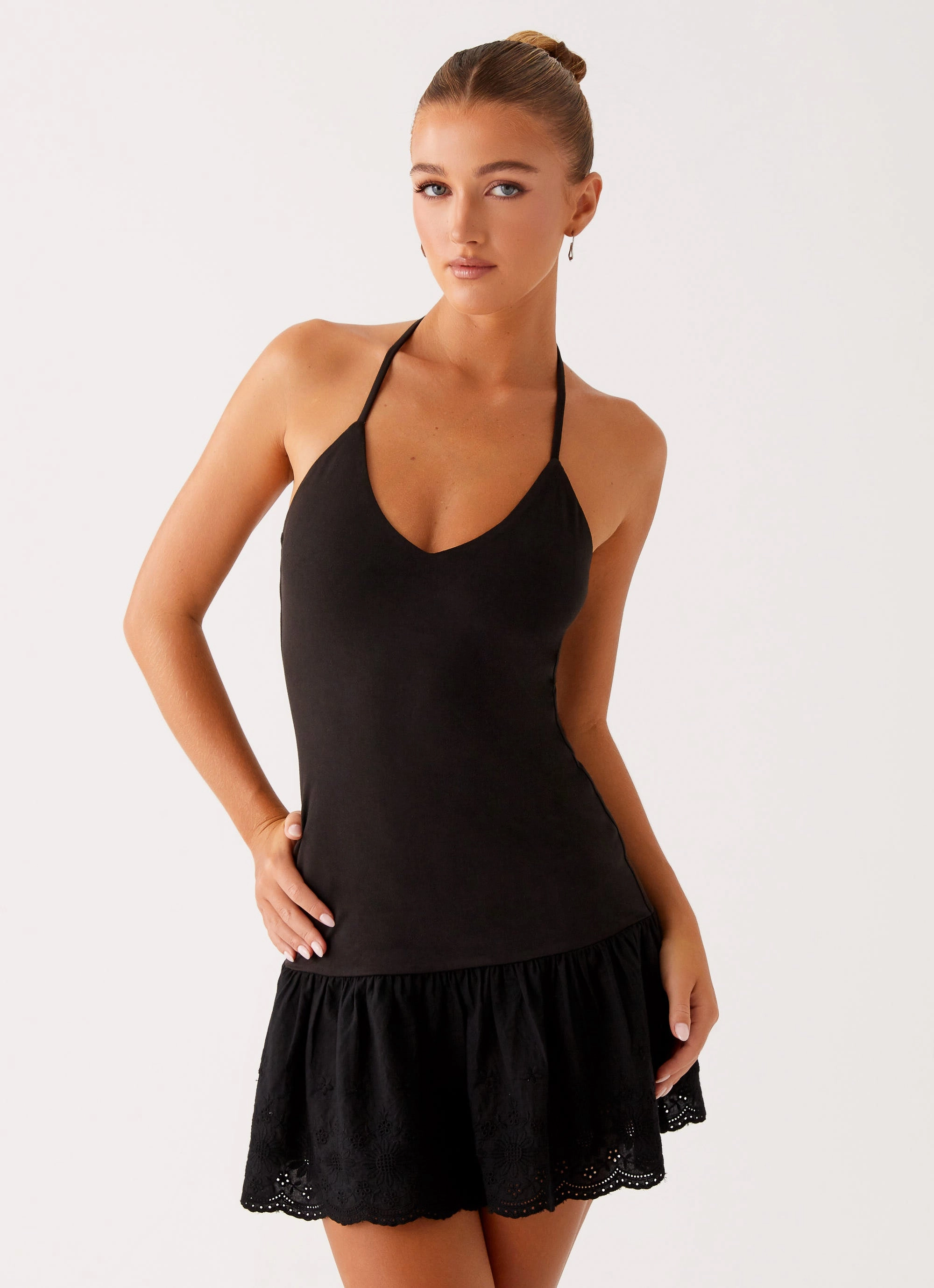 Amsterdam Mini Dress - Black Soft Aesthetic