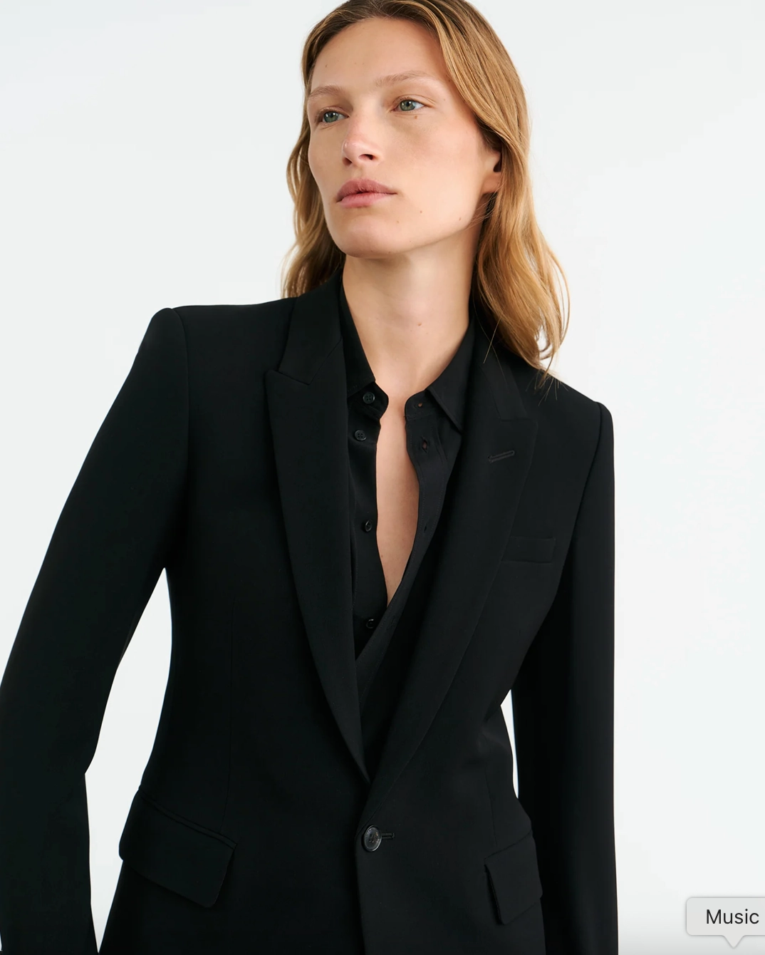 Anabel Tailored Jacket in Black Decal
