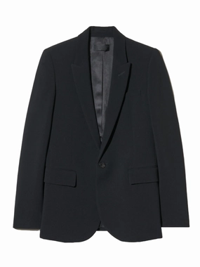 beach bonfire Timeless Design Anabel Tailored Jacket in Black