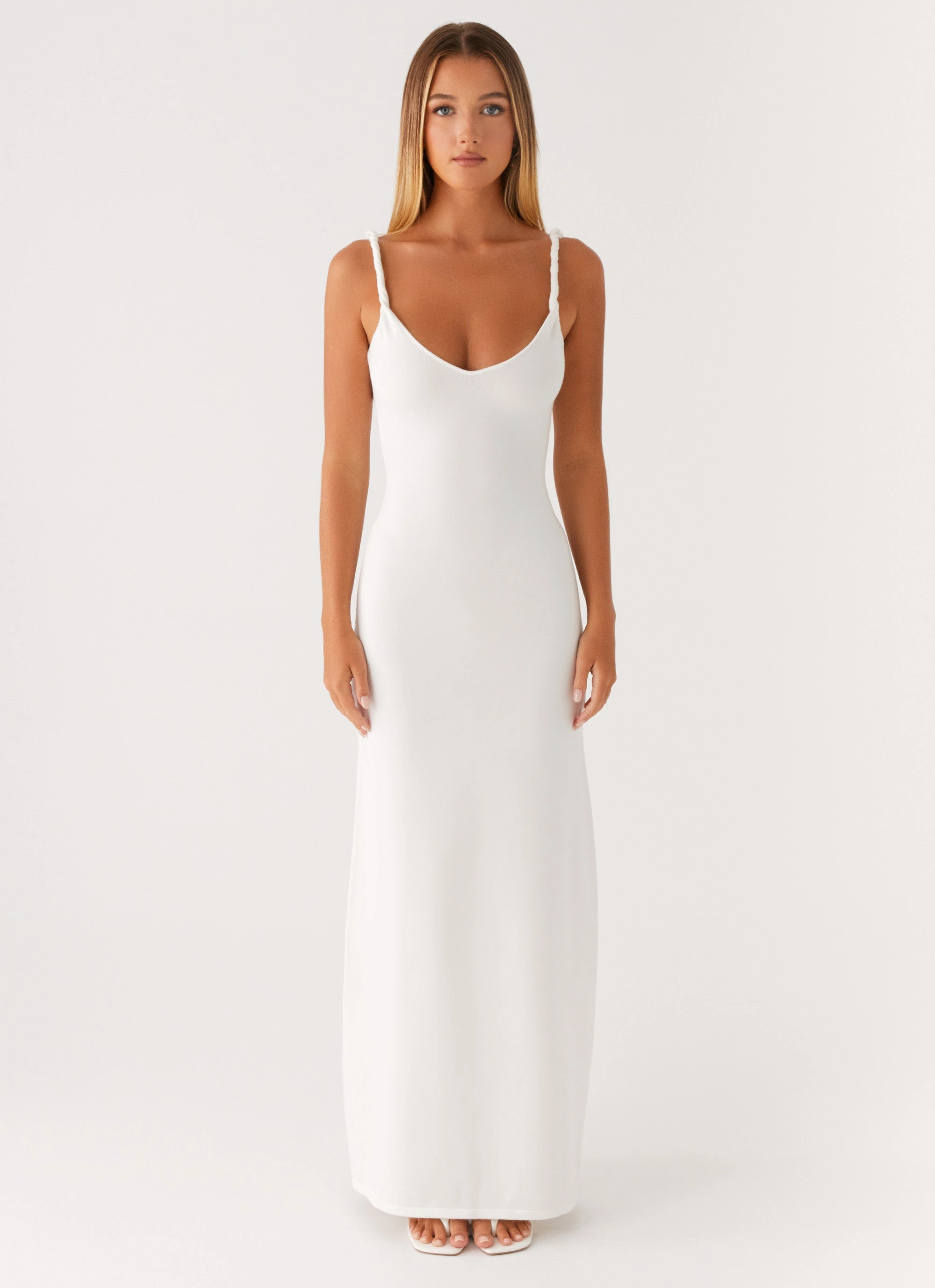 Linen Vibe Anastasia Maxi Dress - Ivory