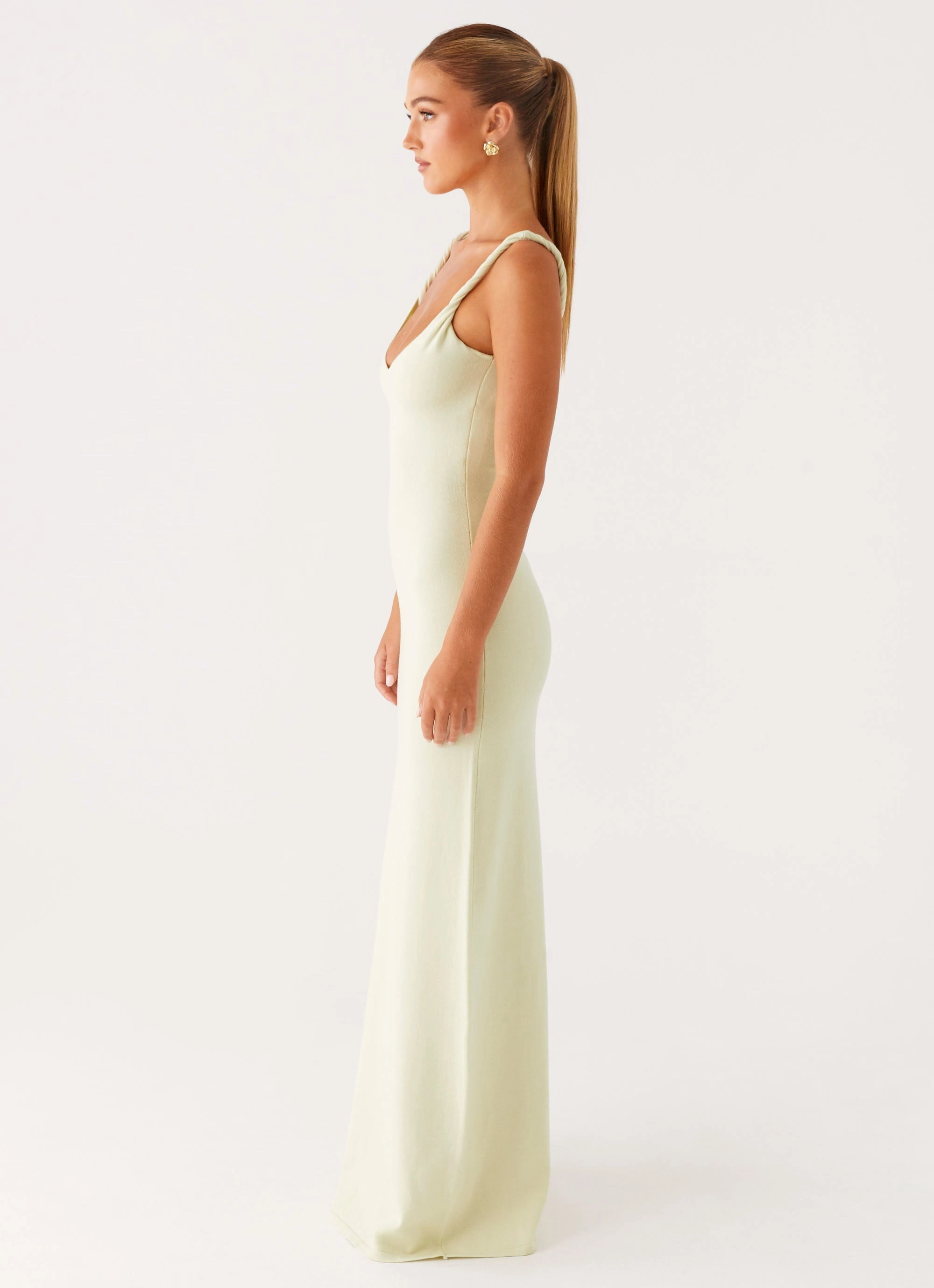 Flowy Cut Anastasia Maxi Dress - Sage