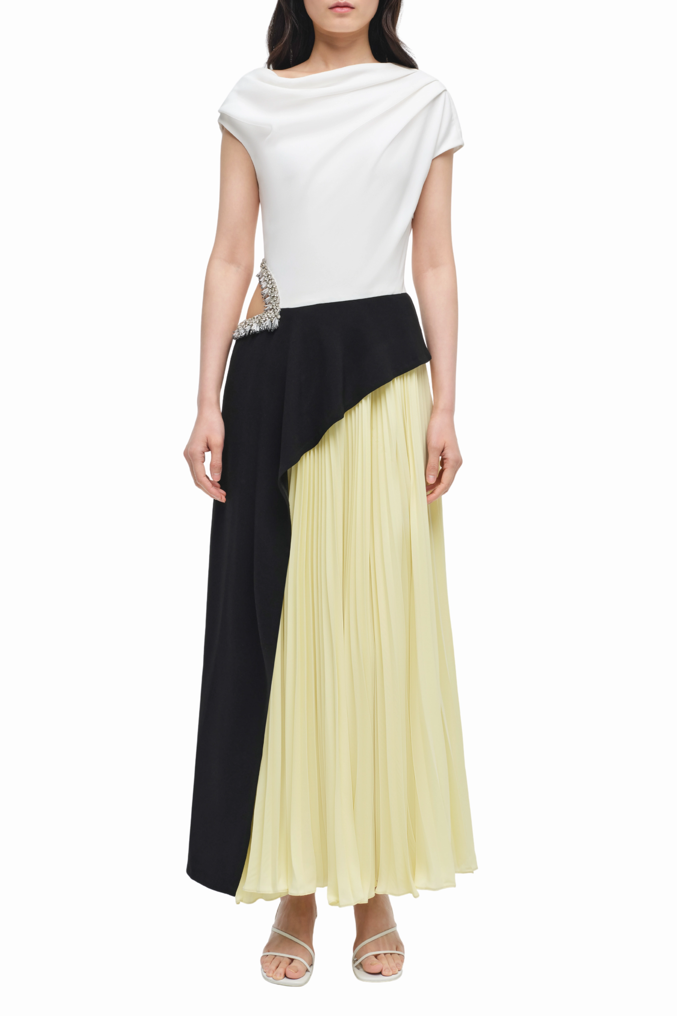 Silky-Feel Andromeda Midi Dress