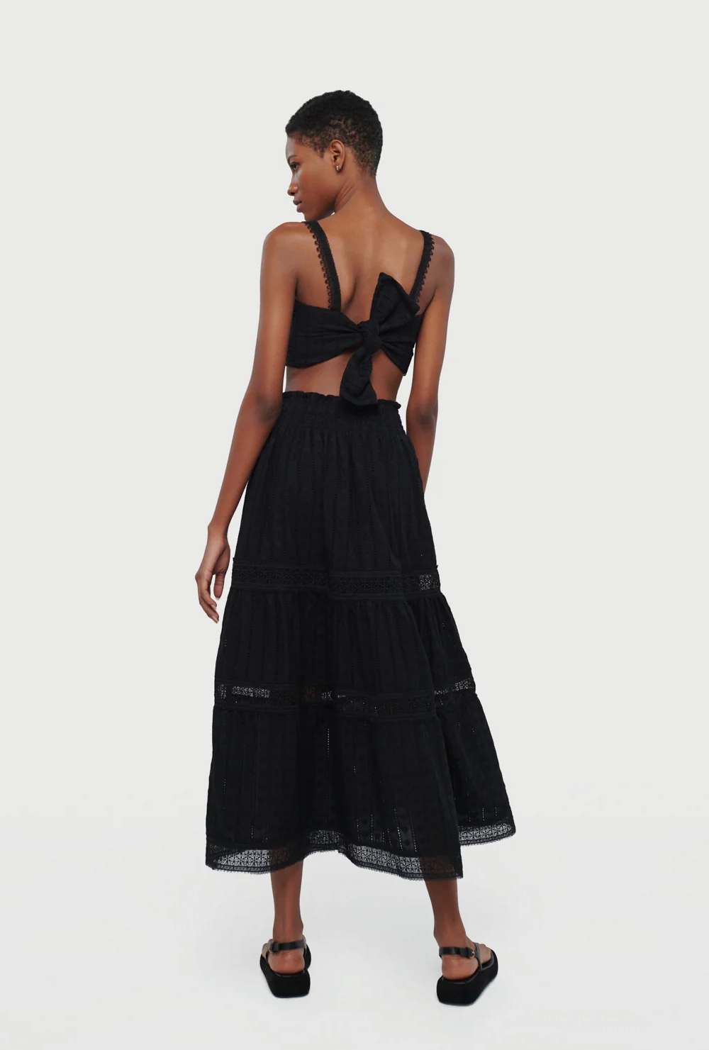 ANGELA MAXI SKIRT BLACK Simple Comfort
