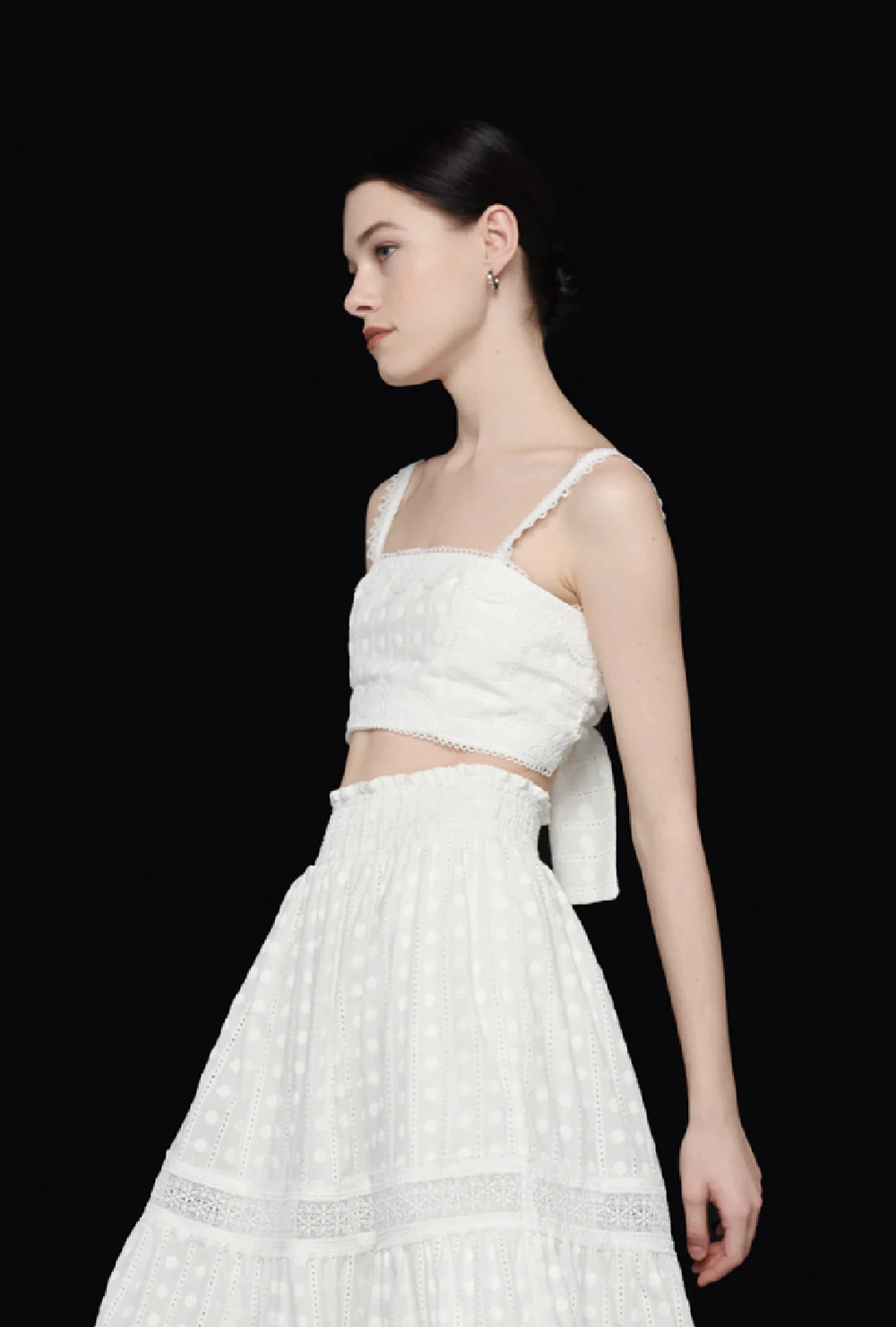 Sporty Look Smart Motion ANGELA MAXI SKIRT WHITE