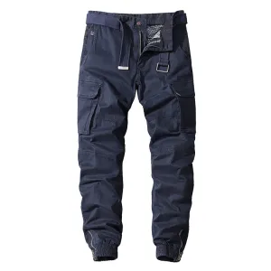 Angelo Ricci™ Fashion Pants Multi-Pocket Casual Joggers