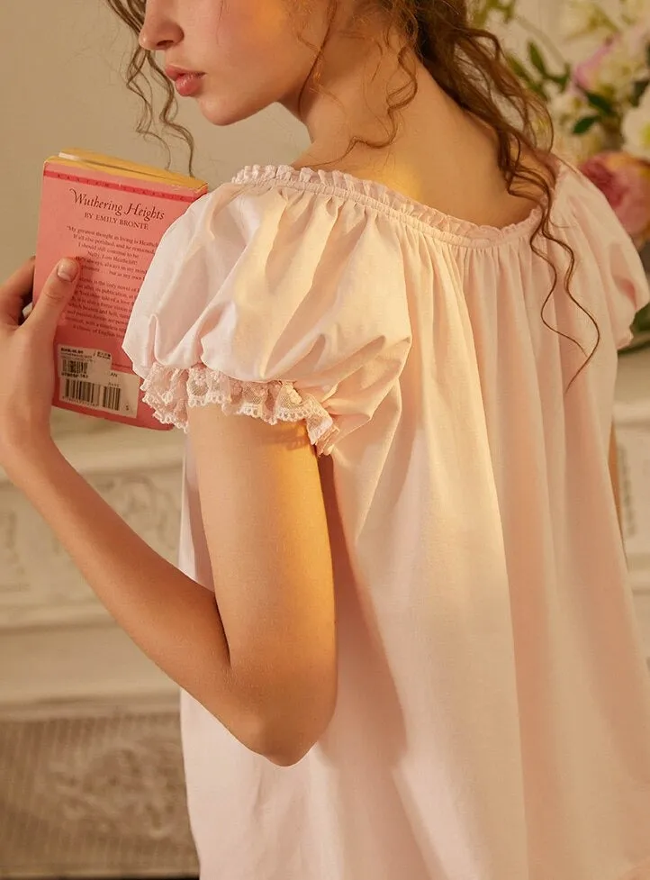 Anika's Puff Sleeved Princess Pajama Set