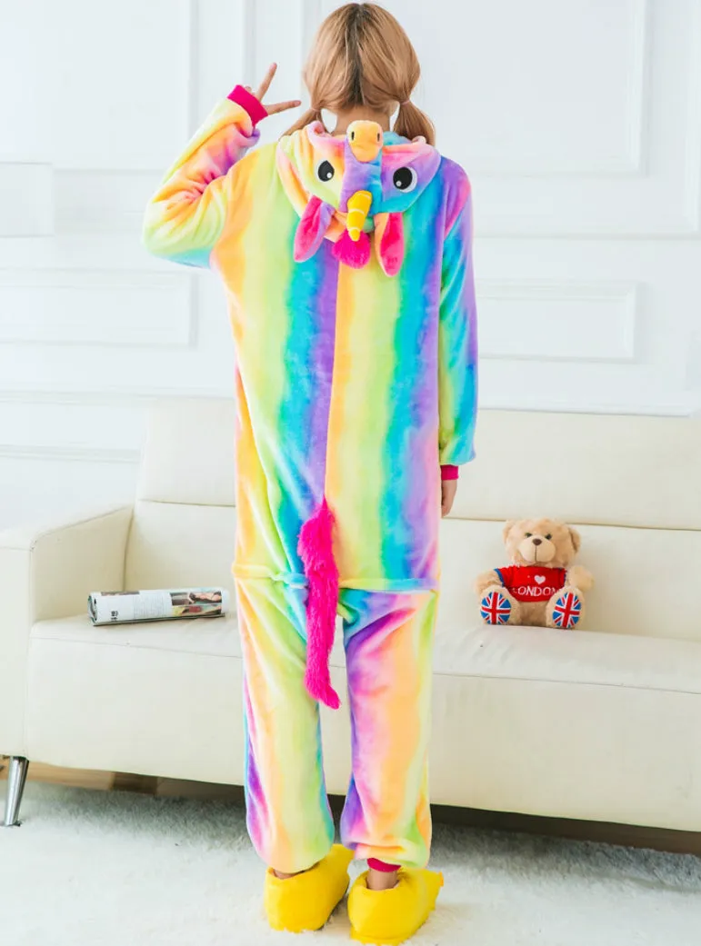 Animal Stitch Unicorn Rainbow Unicorn Sleepwear Onesie