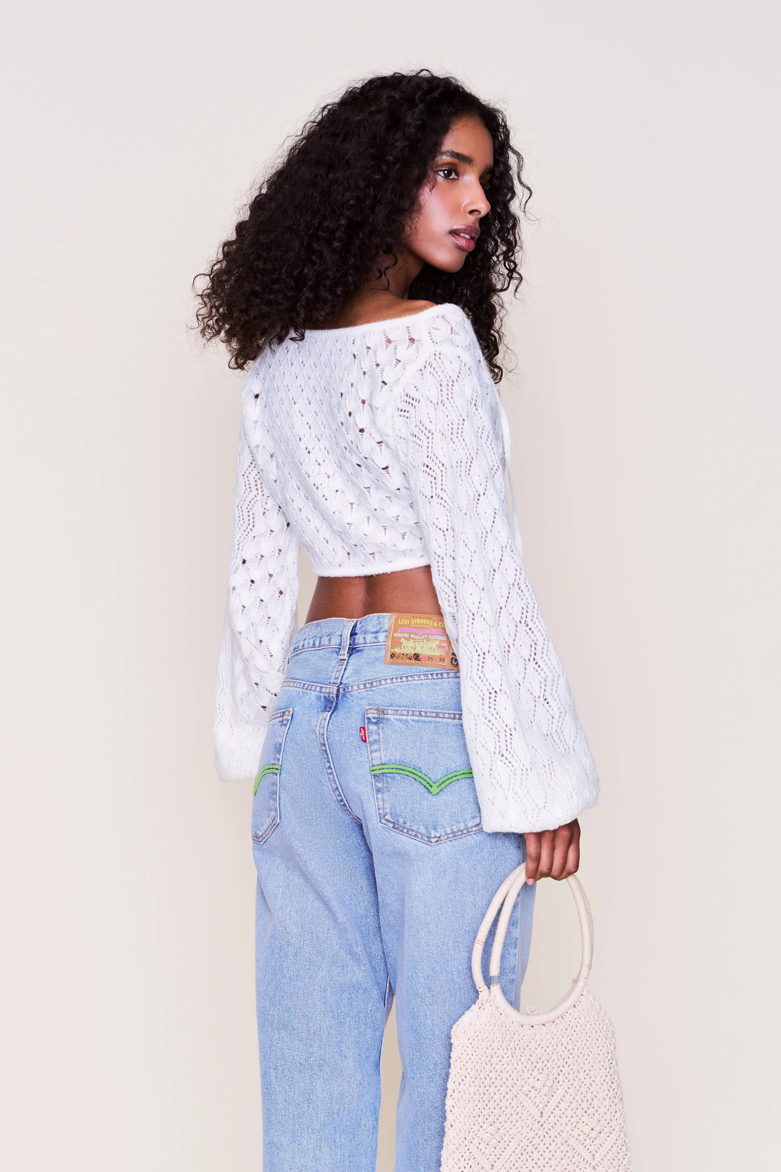 Layered Look HighElasticity Thread Annabella Top