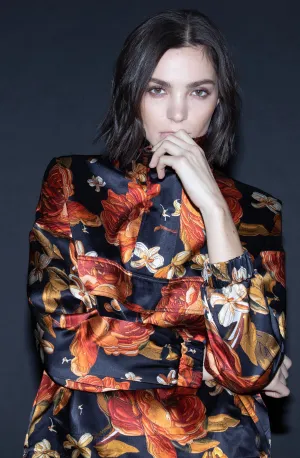 Anorak   Embroidered Rose