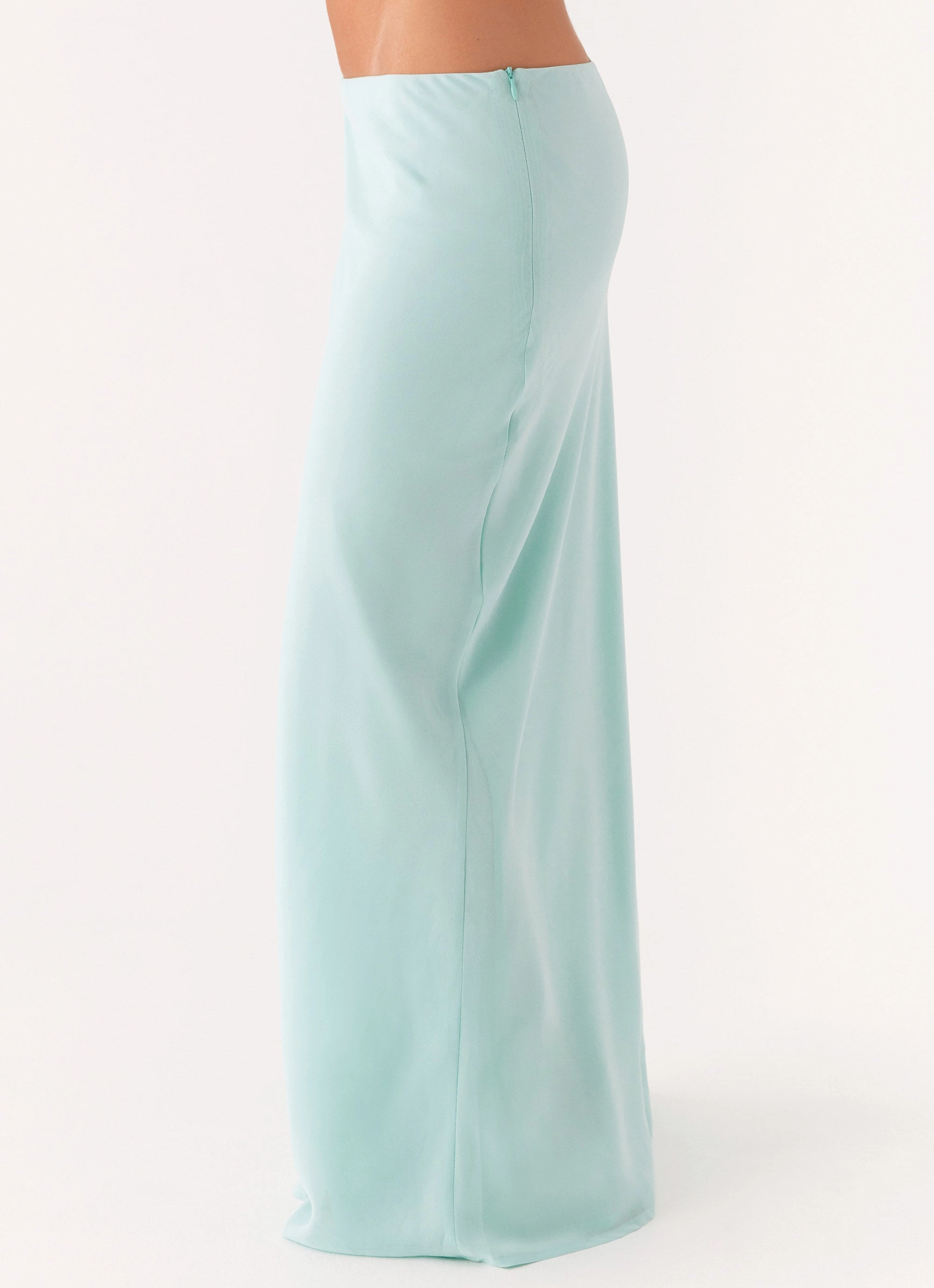 Everyday Vibe Another Life Chiffon Maxi Skirt - Pale Blue