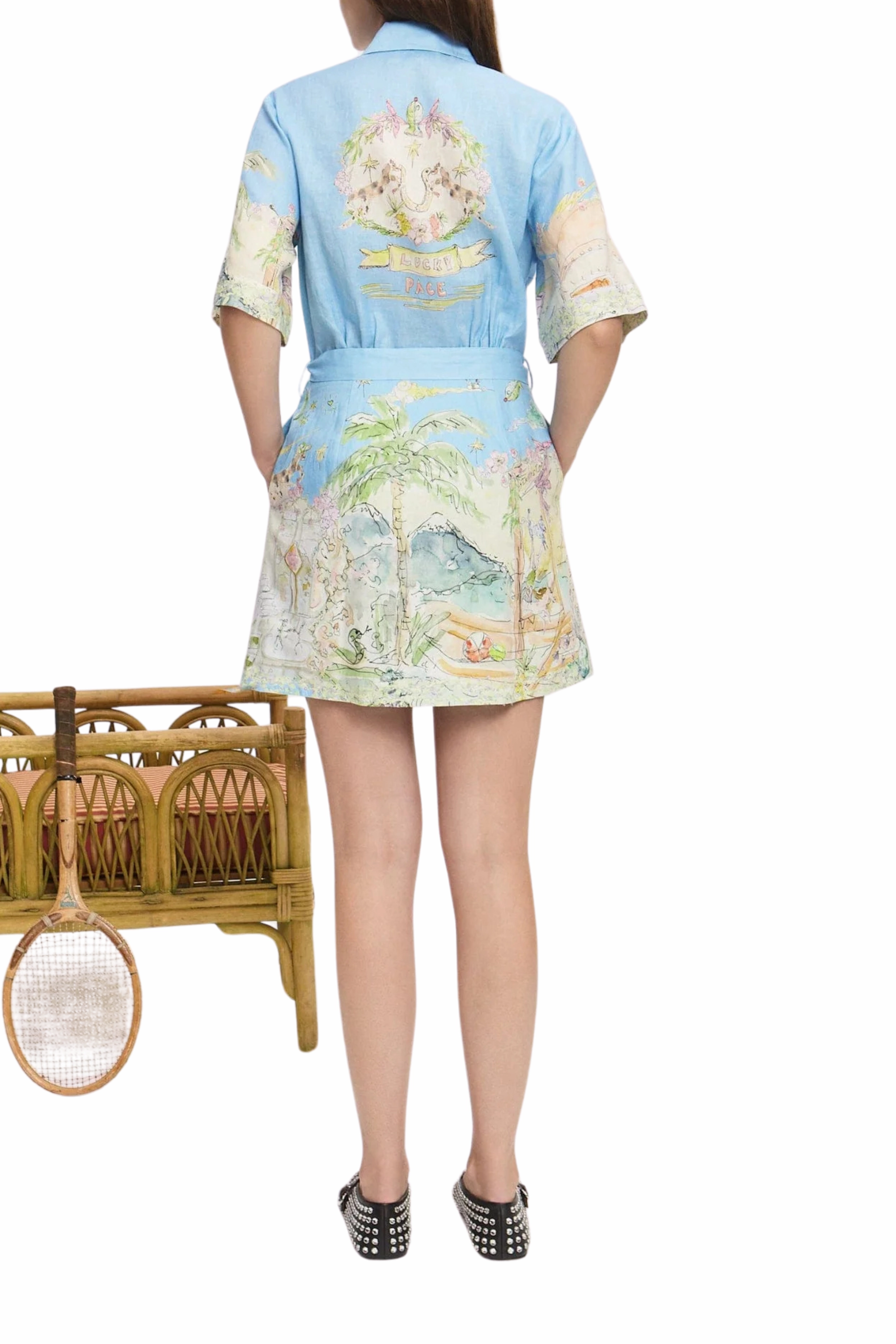 Anouk Mini Dress Luxe Fit Flattering Shape Wear