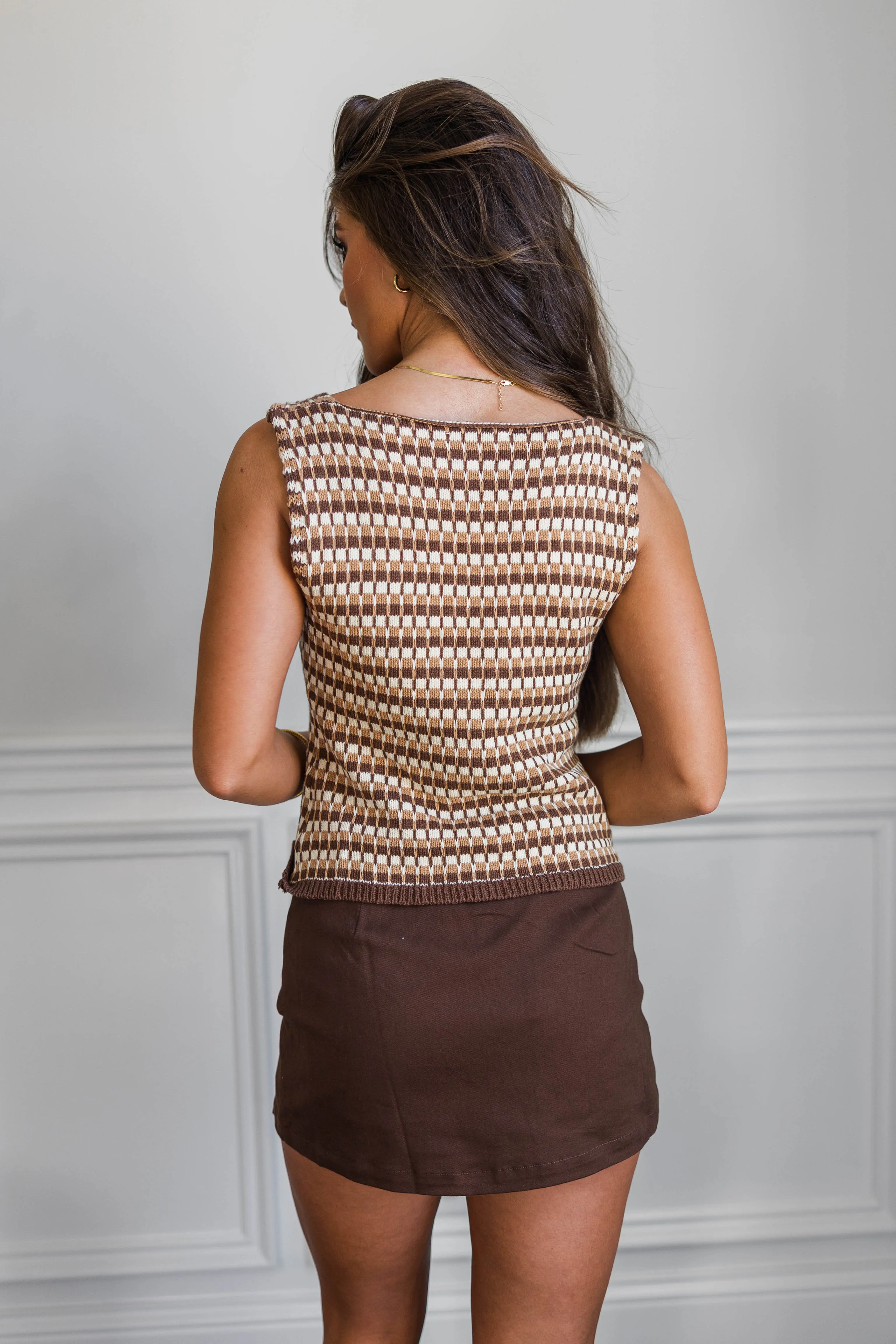 Capri Crochet Sweater Top Loose Tee