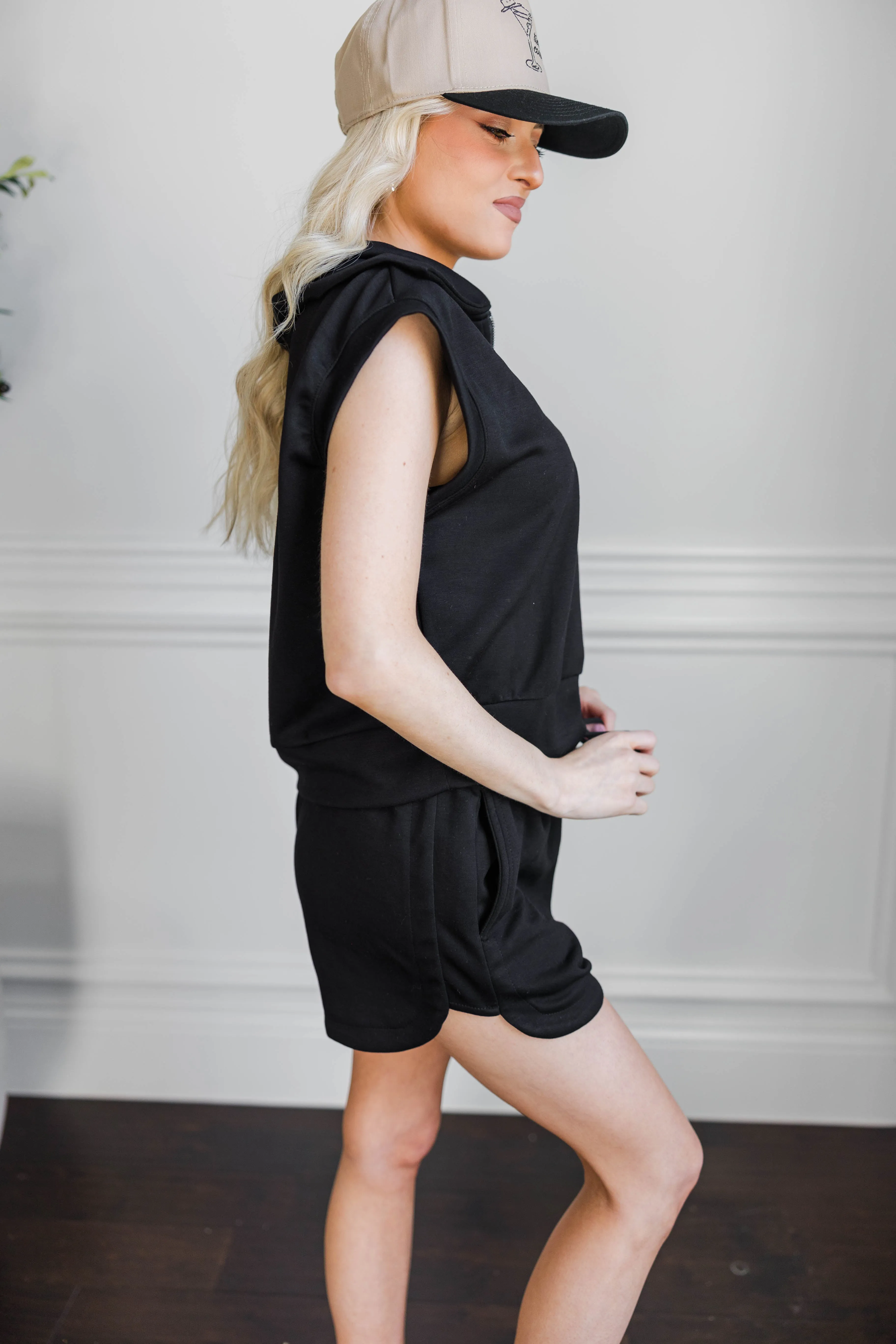 Blake Athleisure Set- Black HighDensity Knit