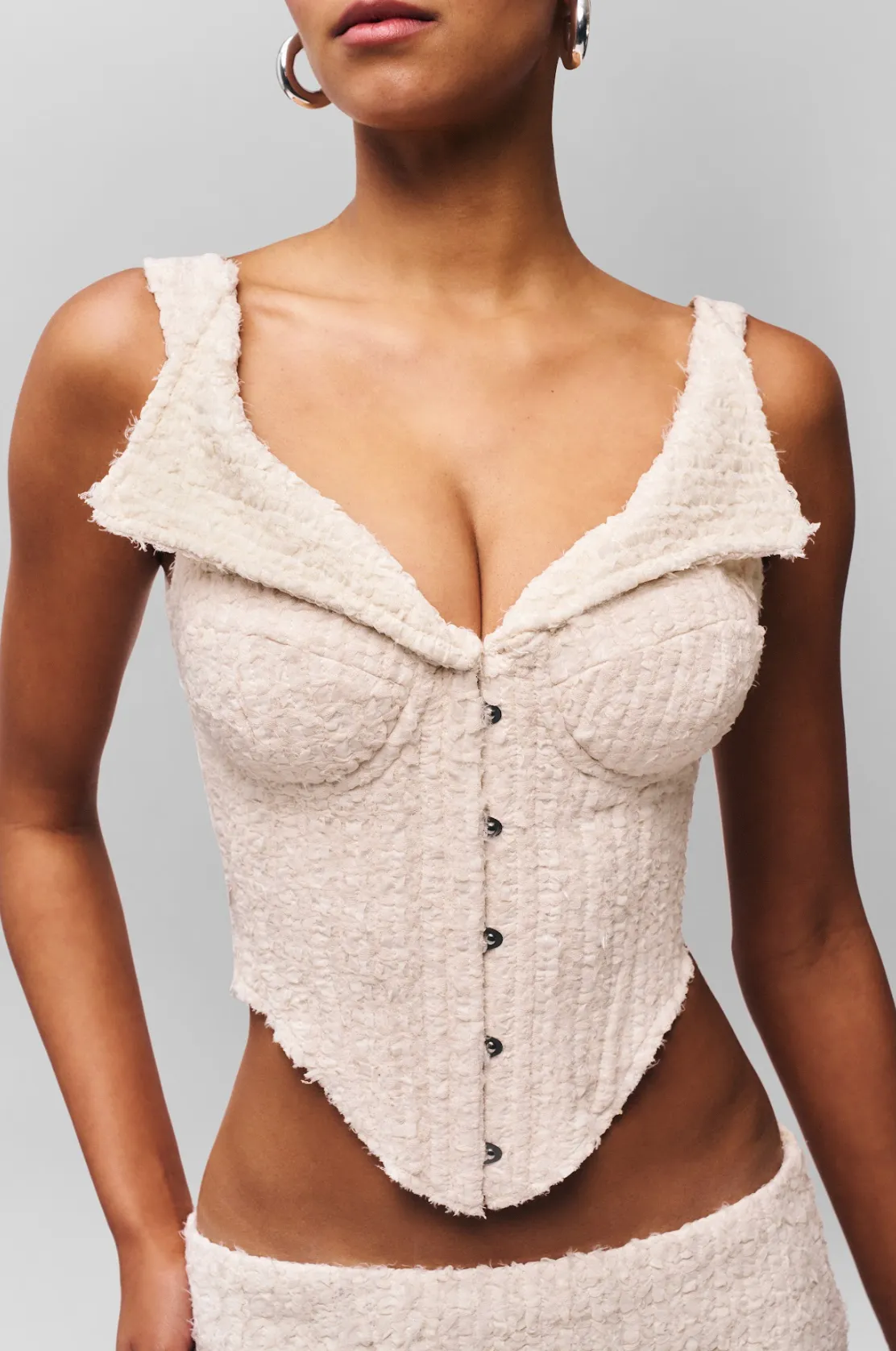 Ventilated Mesh Panels Odor Control Finish Chamonix Chiffon Corset