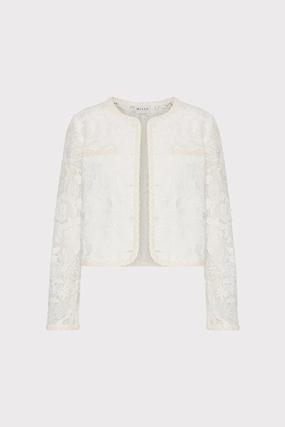 3D Garden Lace Jacket WaterResistantFabric