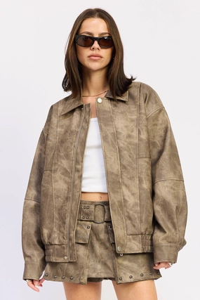 Stonewash Rebel Jacket Weatherproof Construction