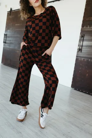 Maxamillion Checkered Set Ergonomic Shoulder Cut LowMaintenanceMaterial