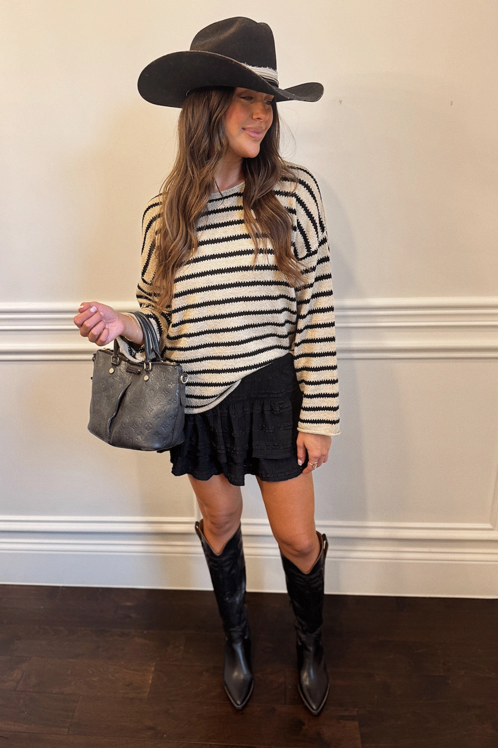 Coastal Stripes Pullover Sweater-Ivory Stay Warm Garment Dyed