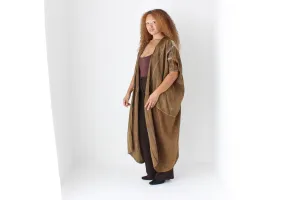 Antique Early 1900s Hand & Loom Woven Syrian Abayah Textile Cloak