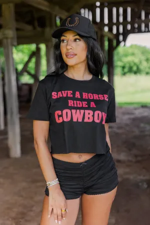 LoopwheelFabric Save A Horse Ride A Cowboy Graphic Tee