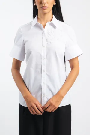 Short Sleeve Shirt Unstructured Silhouette QuickDry Texture