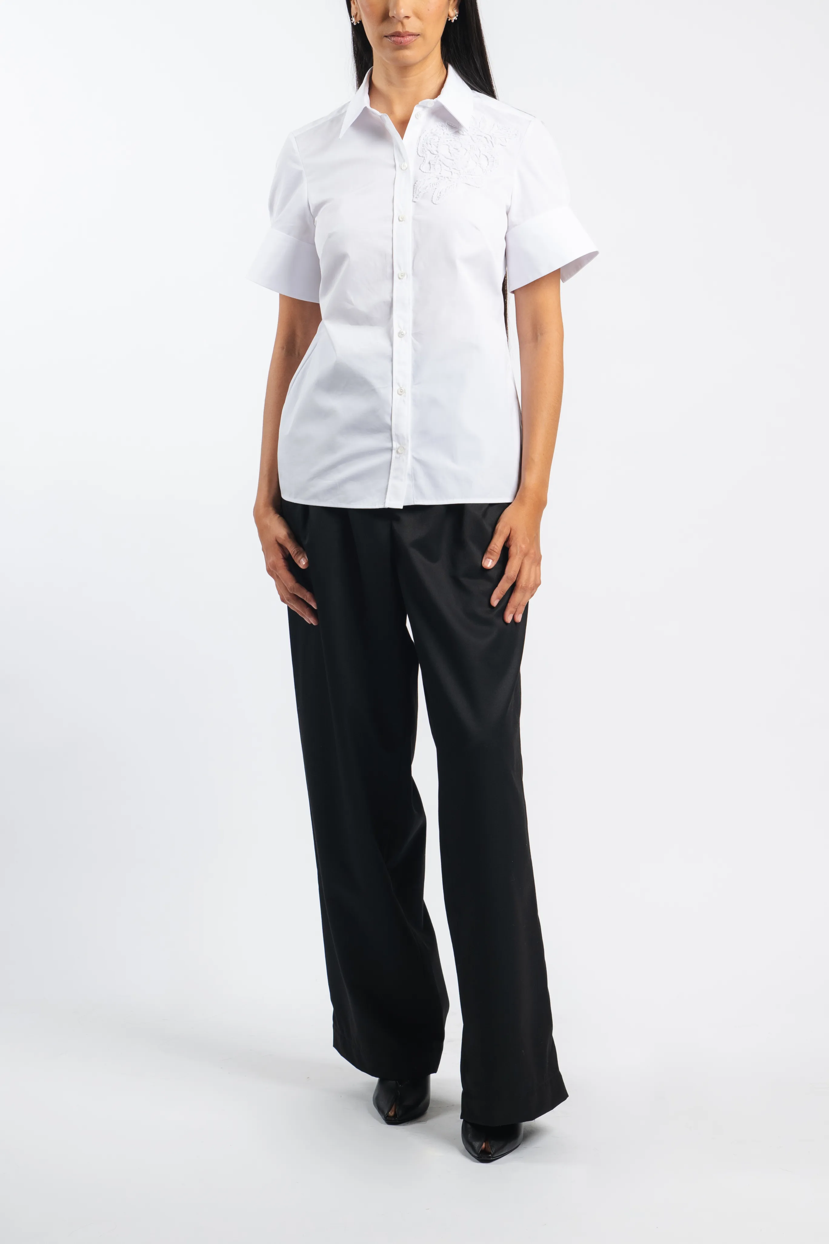 Daily Wear PlacketDetail Short Sleeve Shirt