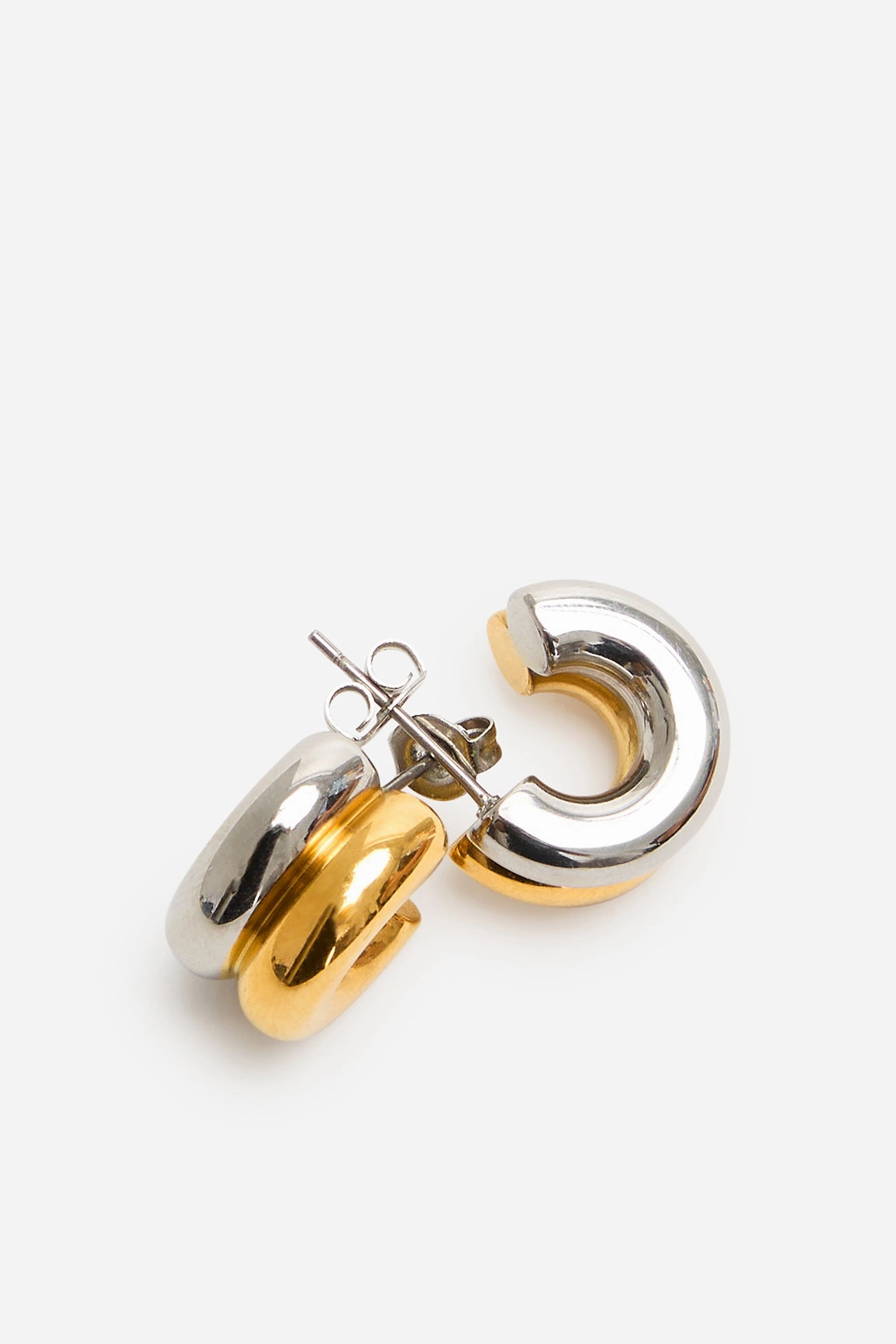 DurableStitching Erin Two-Toned Hoops