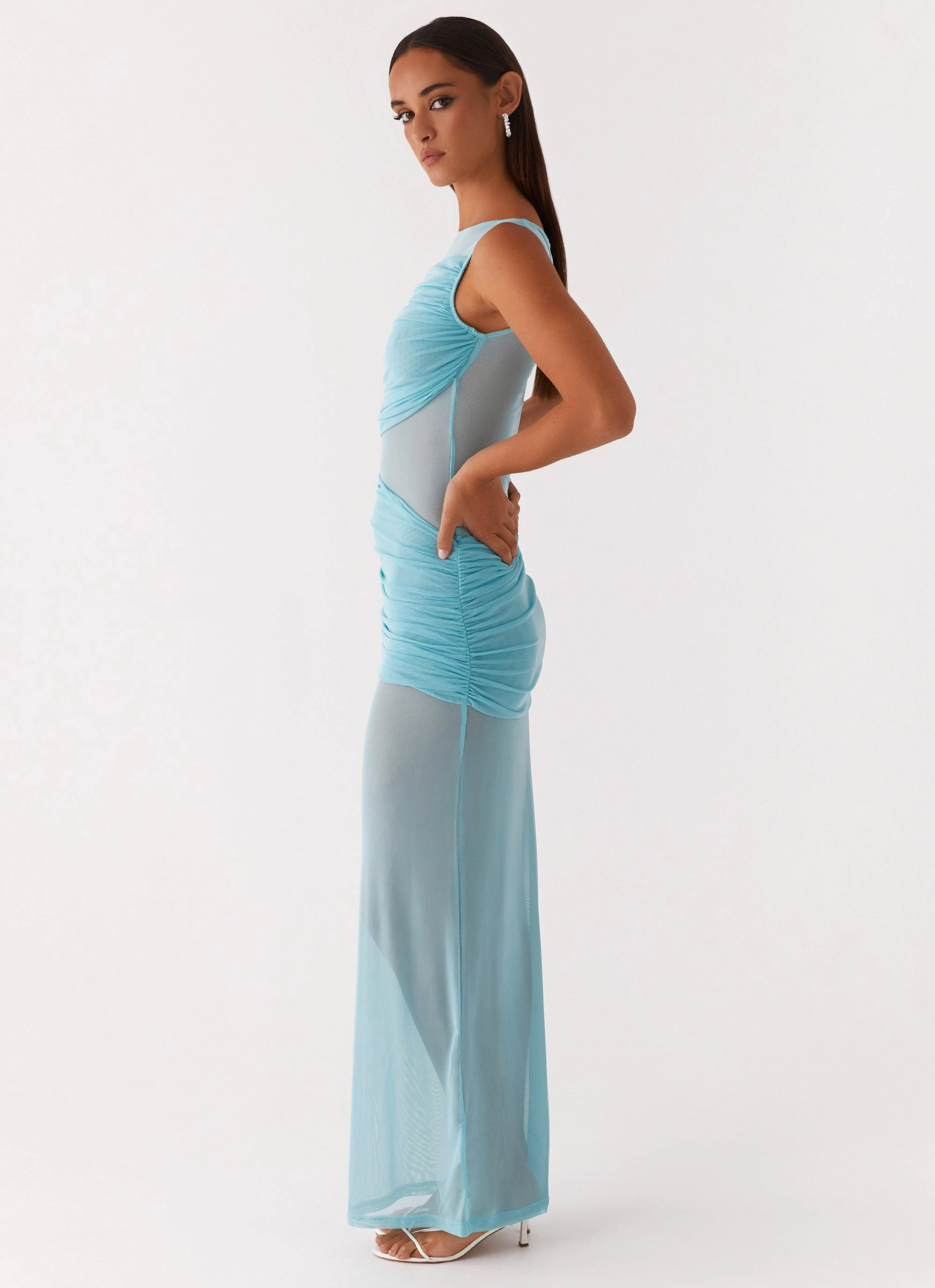 Apollo Maxi Dress - Aqua Work Friendly Soft Vibes