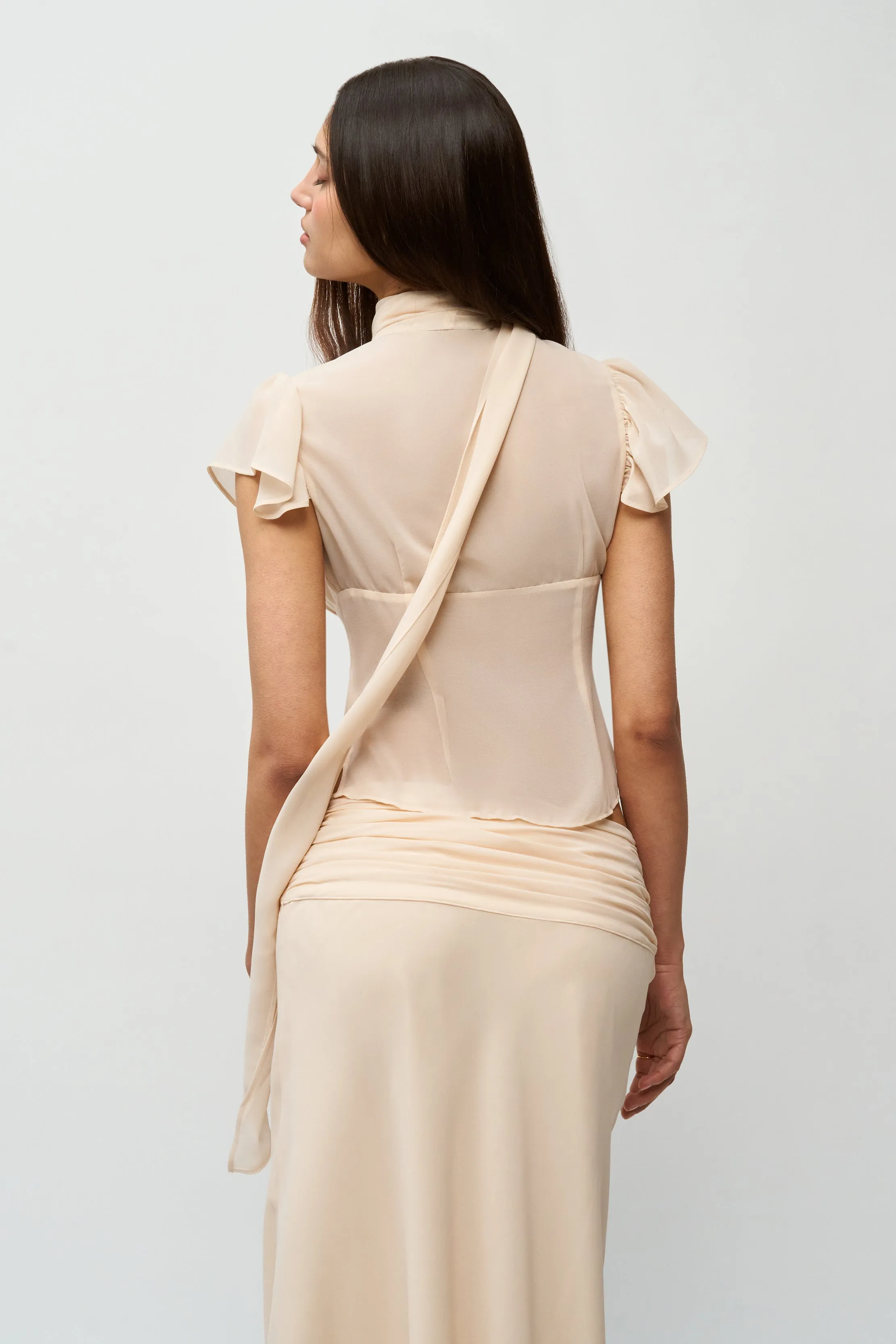 Ara Top Reinforced Buttonholes