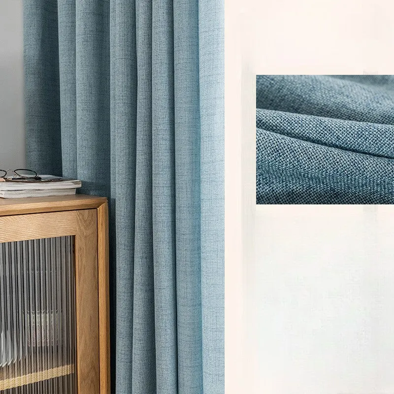 Arabella Linen Japandi Light Filtering Custom Curtain