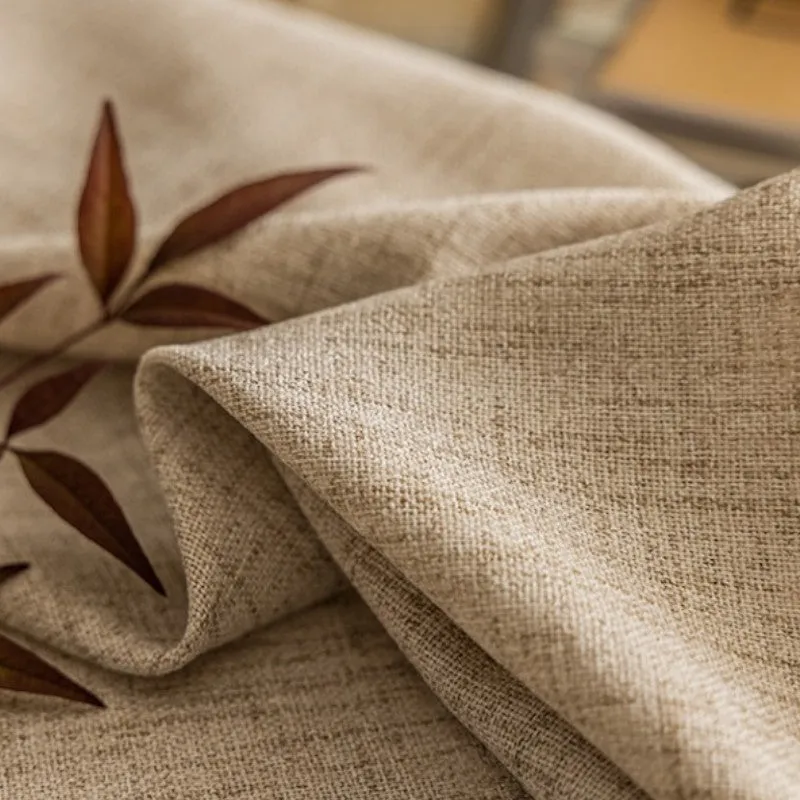 Arabella Linen Japandi Light Filtering Custom Curtain