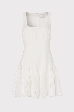 Ariel Cady 3D Lace Combo Dress Romantic-Detail