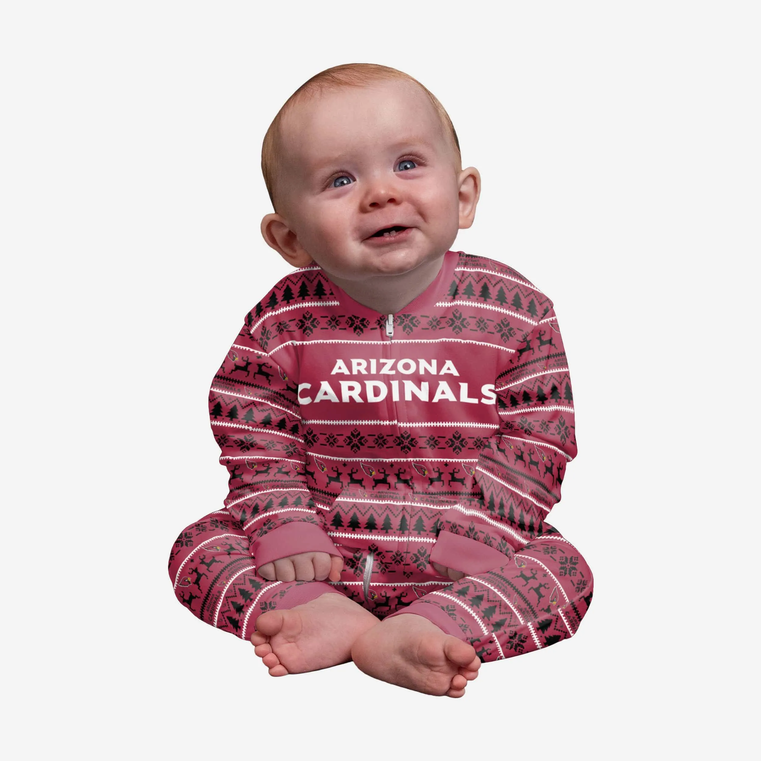 Arizona Cardinals Infant Family Holiday Pajamas
