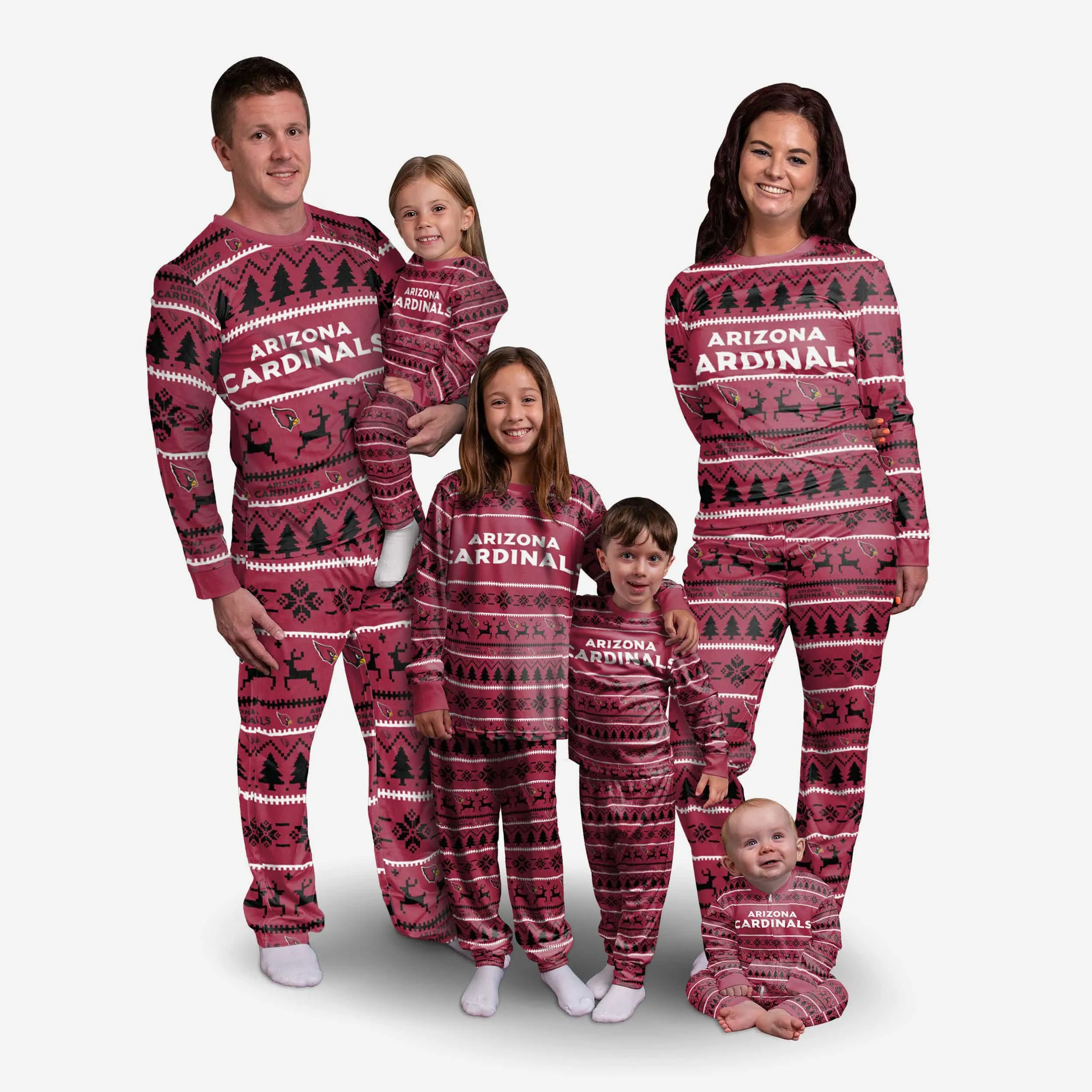 Arizona Cardinals Toddler Family Holiday Pajamas