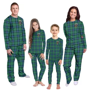 Armstrong Ancient Tartan Pajamas Family Set with Family Crest