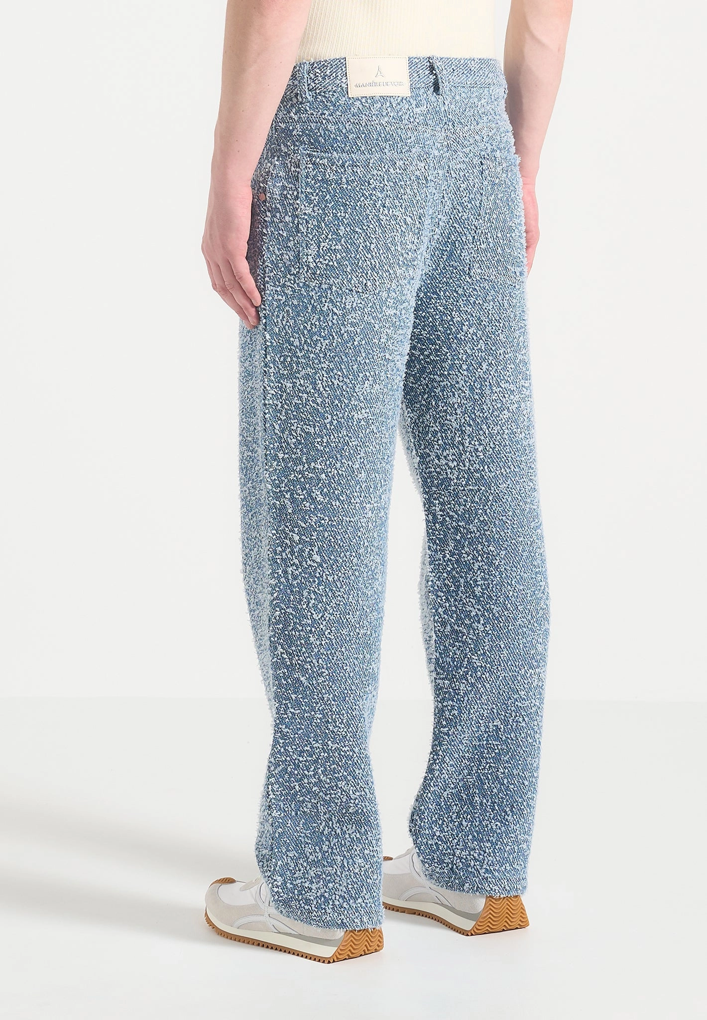 Arnault - Boucle Pleated Jeans - Blue Low Maintenance