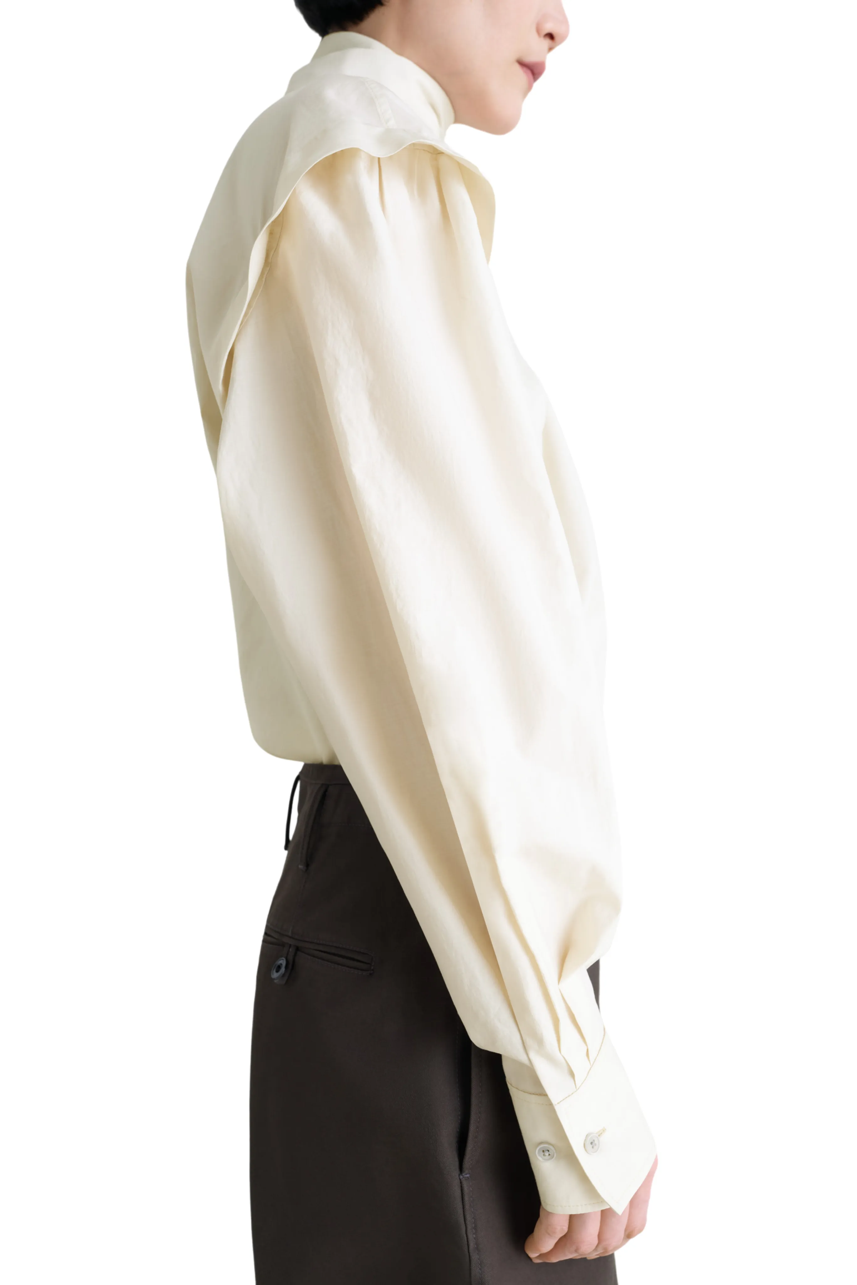 AntiStatic Coating Ascot Blouse