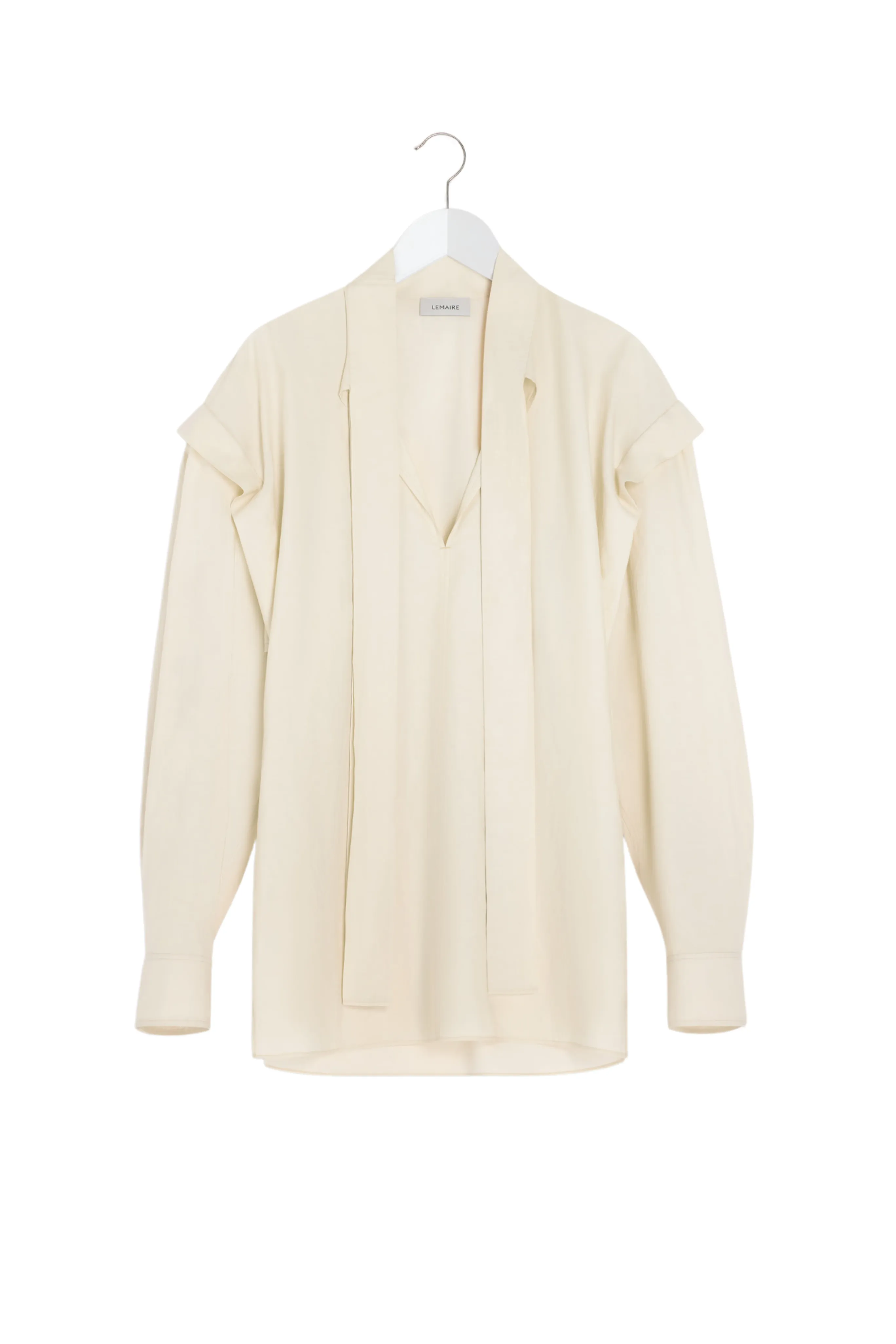 RecycledPolyester Airflow Ventilation Ascot Blouse