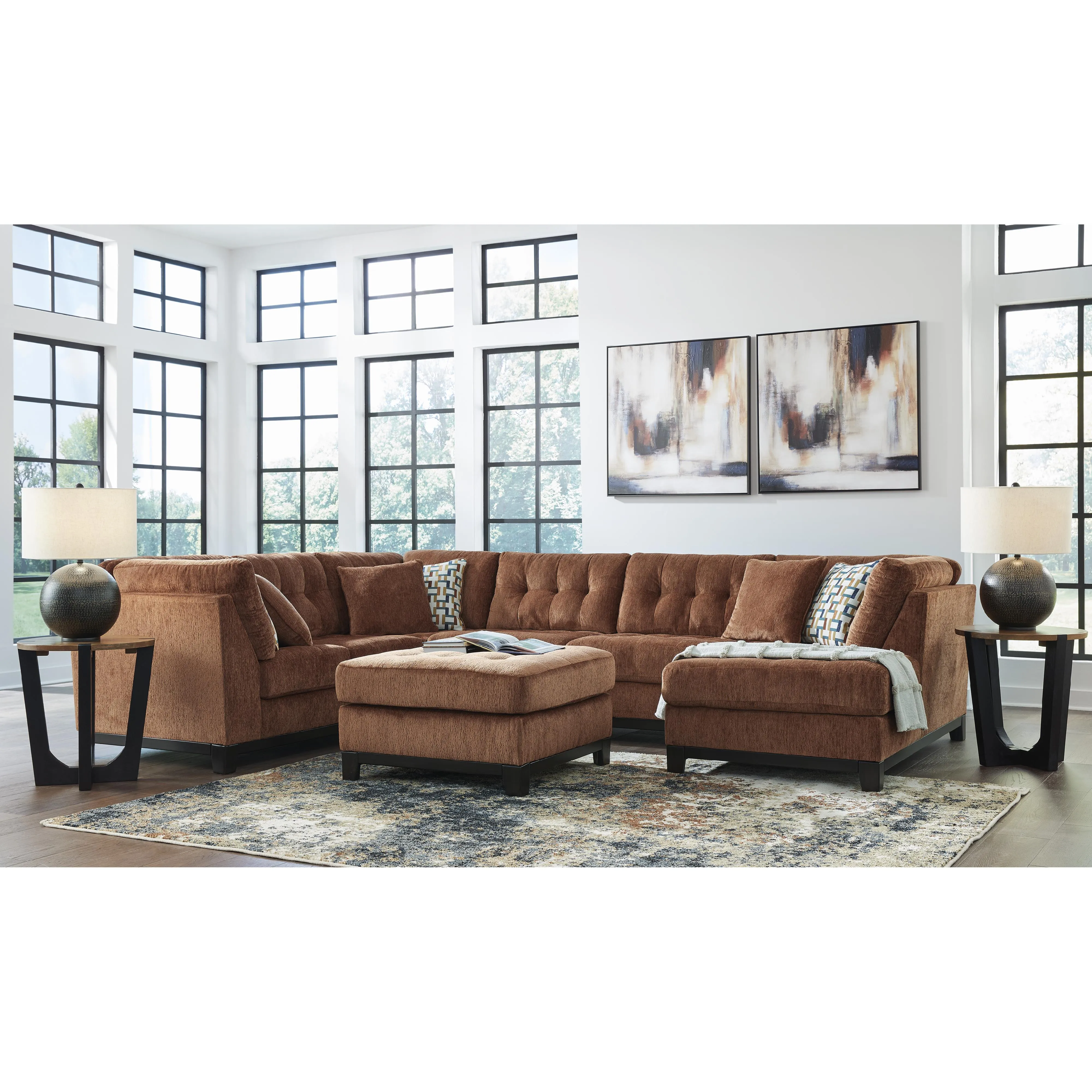 Ashley Laylabrook Fabric Ottoman 9220408