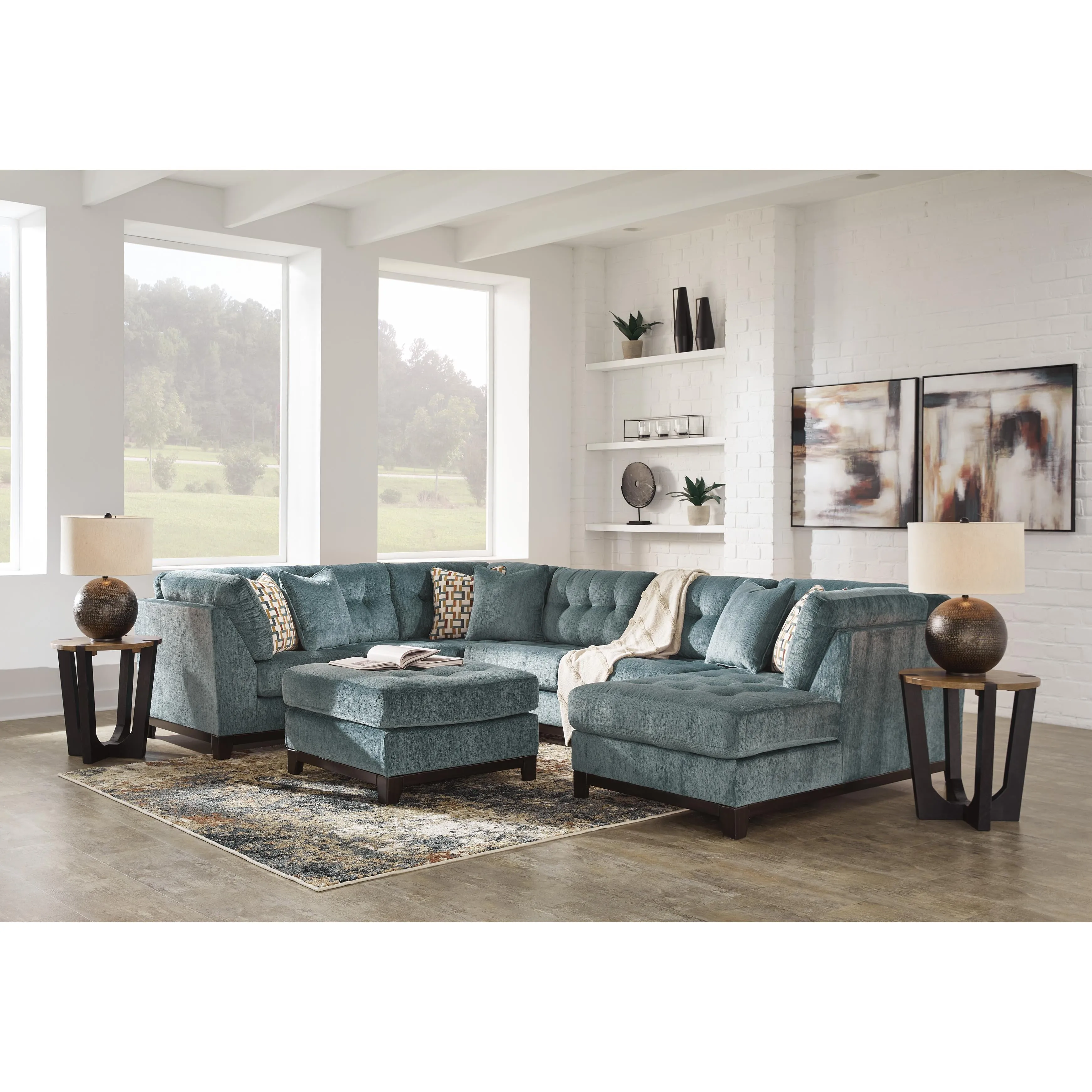 Ashley Laylabrook Fabric Ottoman 9220608